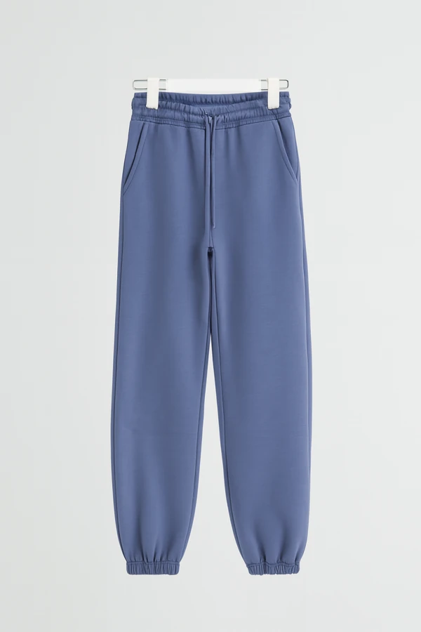 Kız / Erkek Şardonlu Lastikli Paça Kalın Cepli Eşofman Altı - 1006/1007