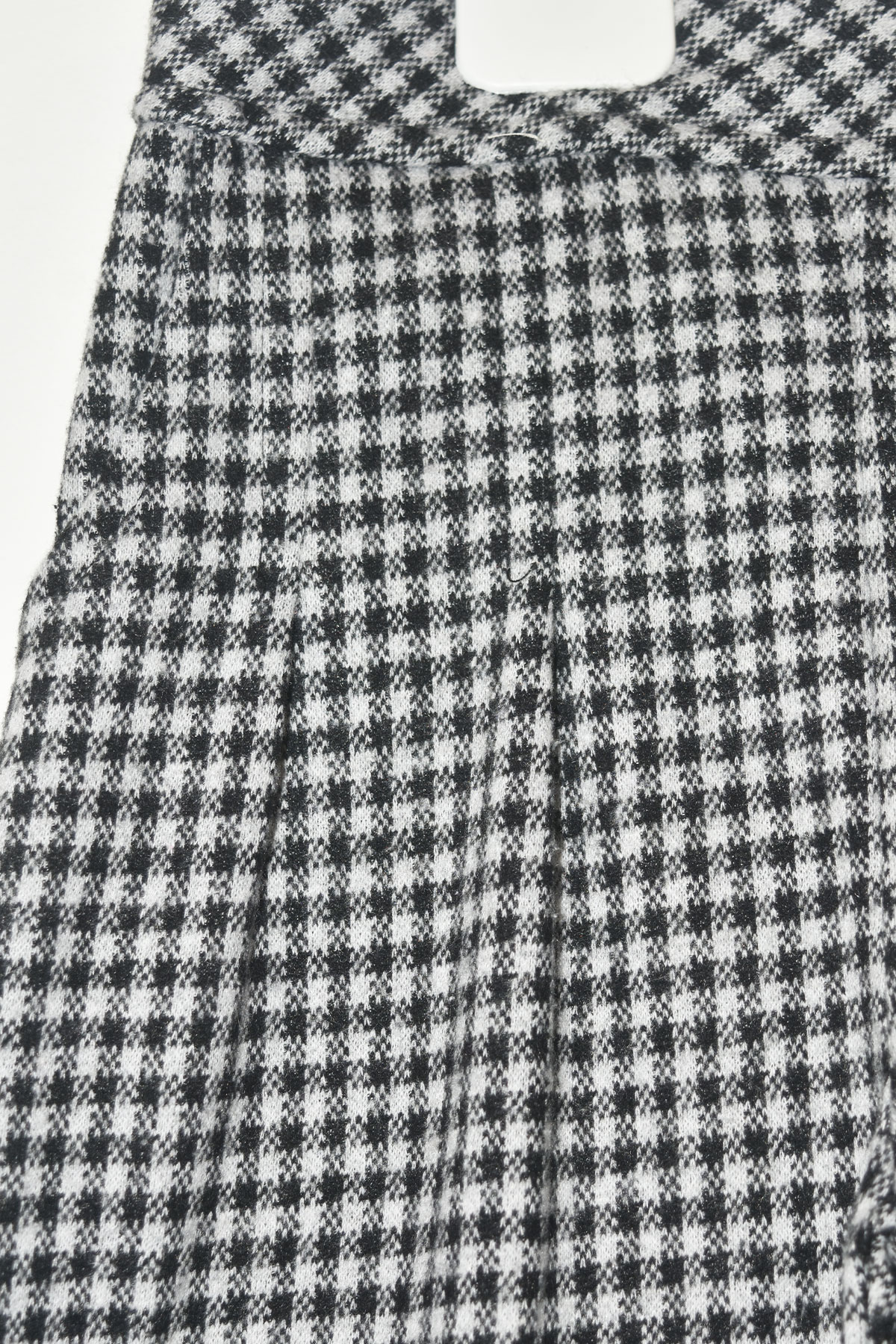 Kız Çocuk Kışlık Kareli Beli Lastikli Cepli Pileli Palazzo Pantolon - 1019K