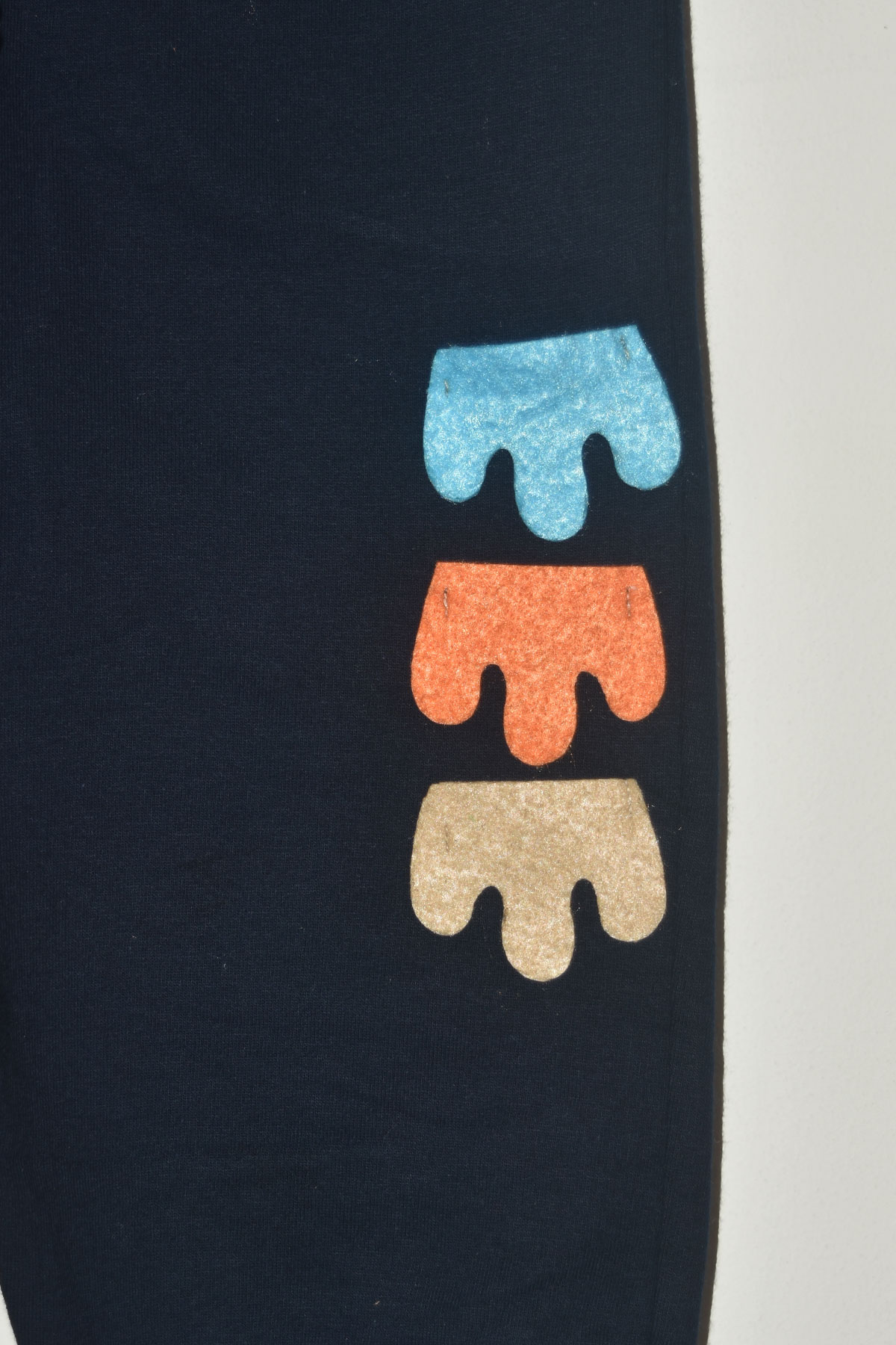 Erkek Çocuk %100 Pamuk Dinozor Nakışlı Paça Lastikli Cepli Trend Takım - 2145 - Laci-Mavi