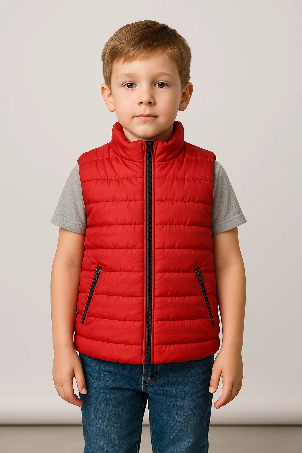 Erkek Çocuk Fileto Cepli Trend Şişme Yelek - 224058