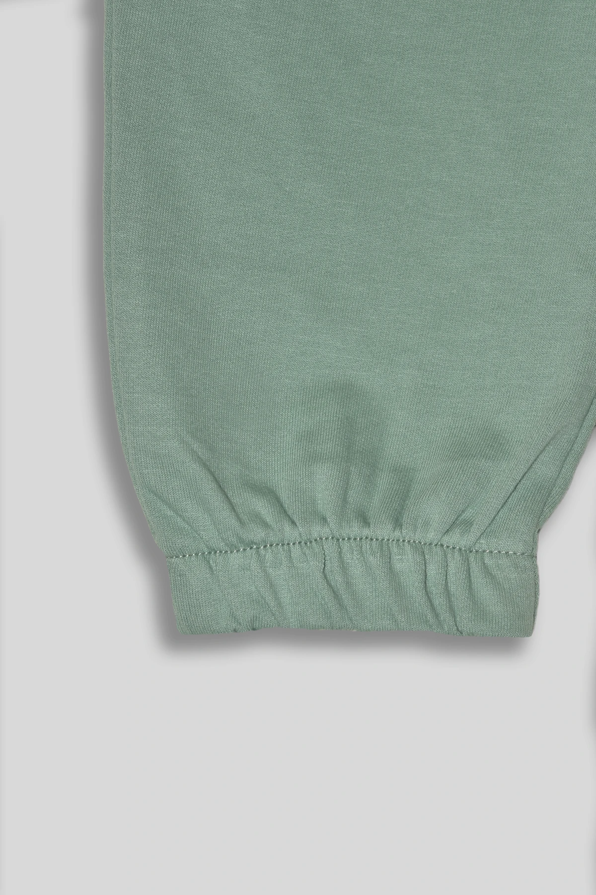 Erkek Çocuk %100 Pamuk Free Happy Süzene Nakışlı Paça Lastikli Trend Takım - 2146 - Mınt