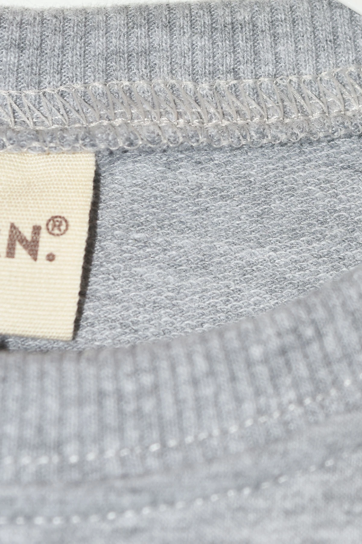 Kız Çocuk %100 Pamuk Kalp Desenli Bisiklet Yaka Trend Sweatshirt - 1022S - Gri