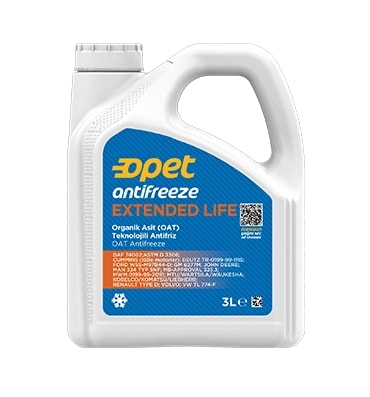 OPET EXTENDED LIFE ANTIFREEZE kırmızı antifriz 3Lt