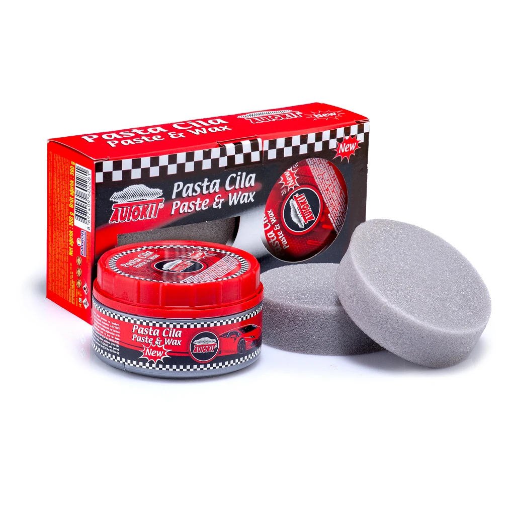 AUTOKIT PASTA CİLA SETİ “2 ADET SÜNGERLİ” 300 gr