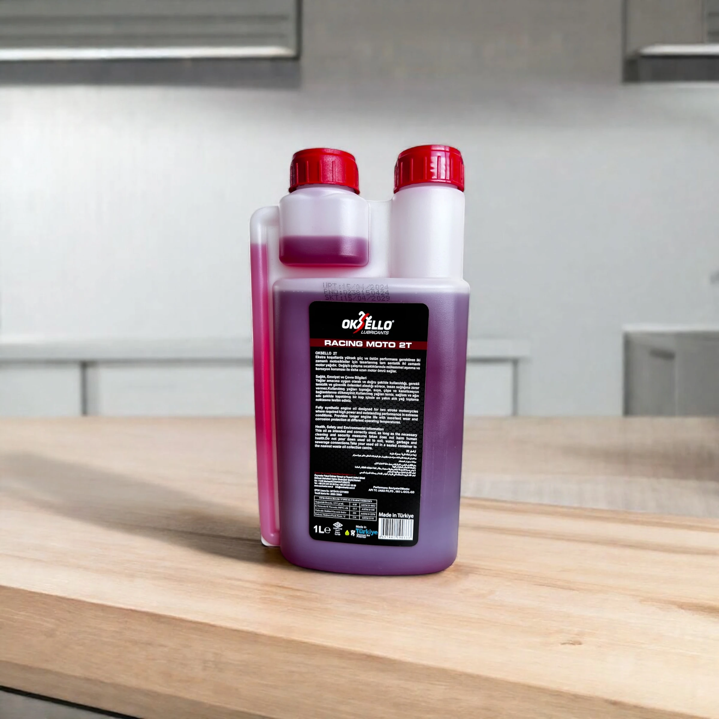 OKSELLO 2T ful Sentetik 2 Zamanlı Motor Yağı - 1 Lt