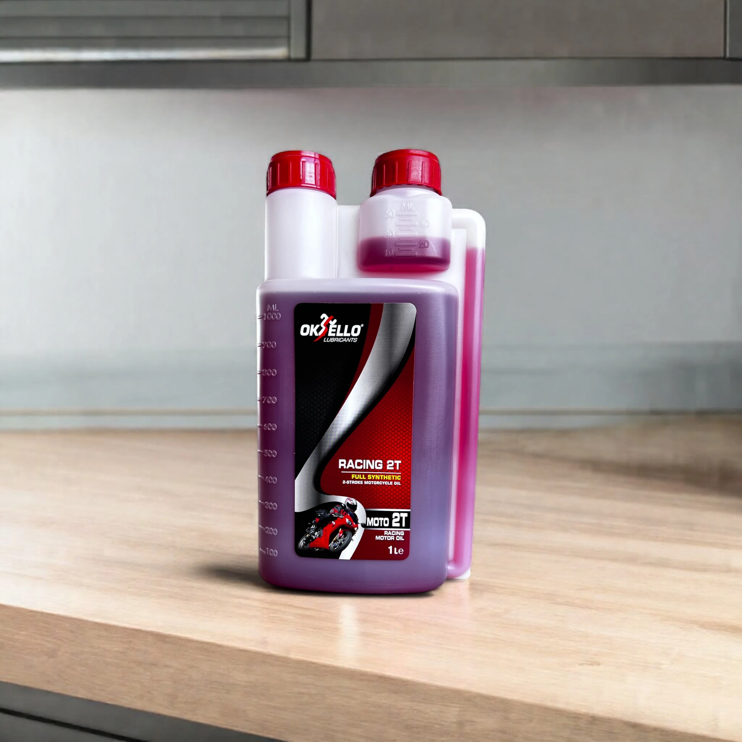 OKSELLO 2T ful Sentetik 2 Zamanlı Motor Yağı - 1 Lt