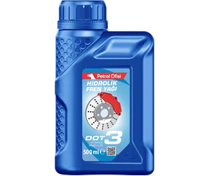 Petrol Ofisi Hidrolik Fren Yağı Dot 3 - 500ml
