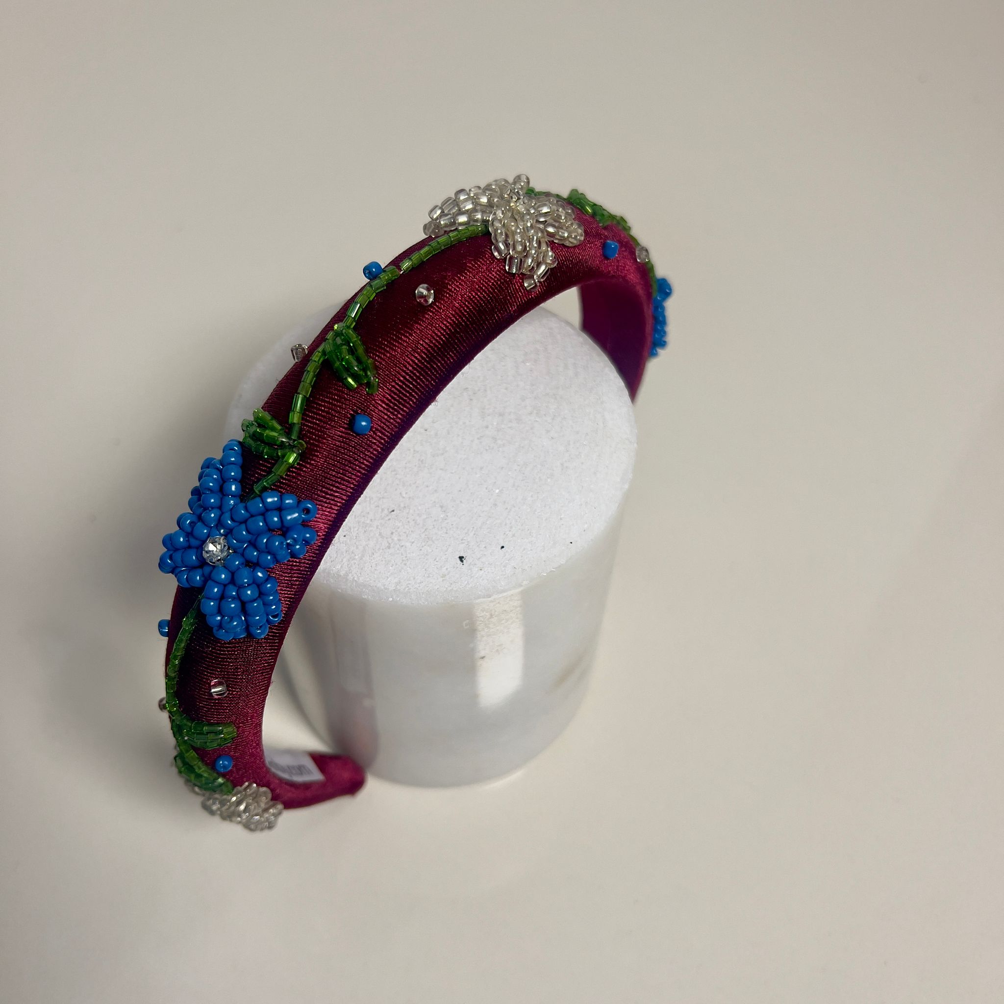 Bordeaux Flower Headband