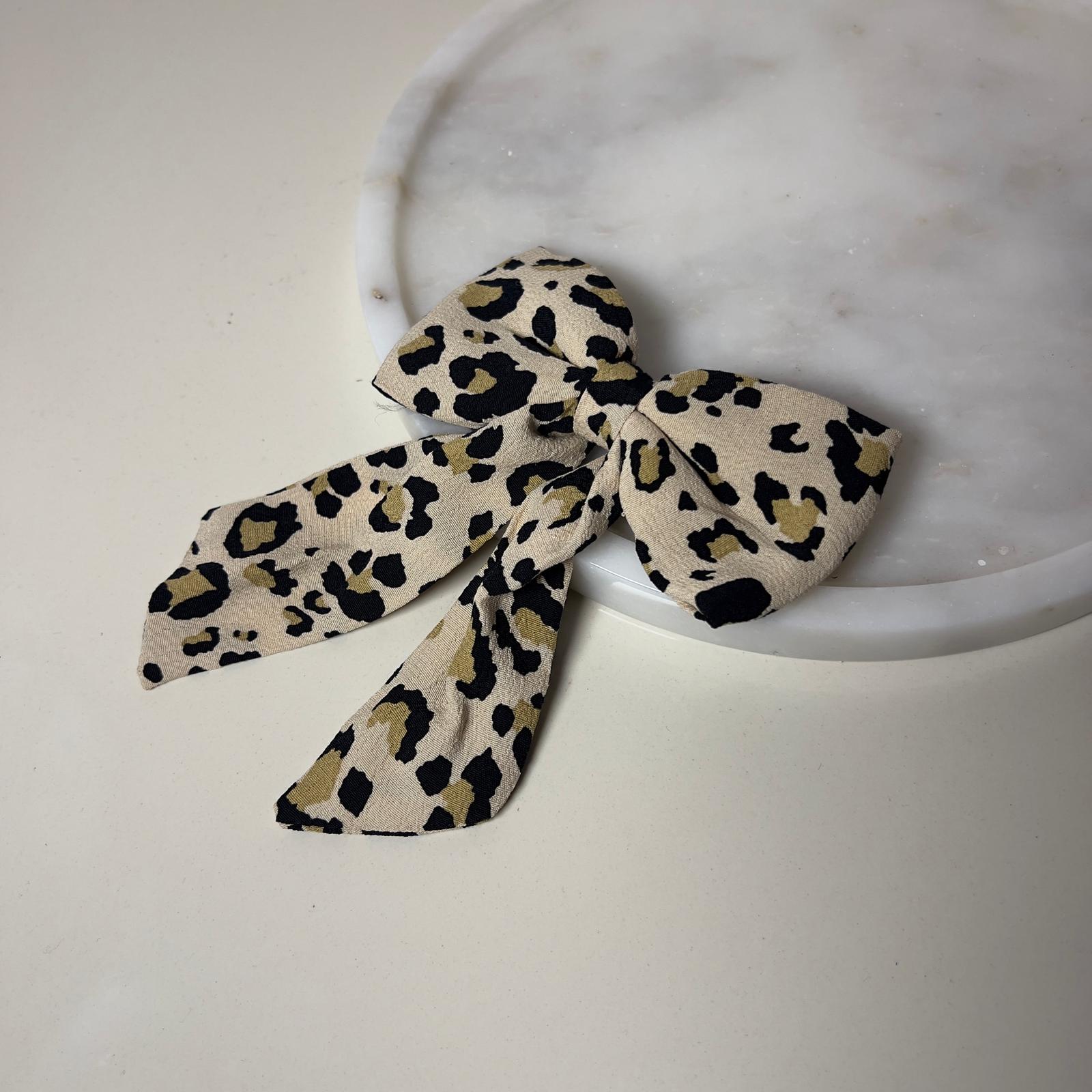 Leopard Hair Clips