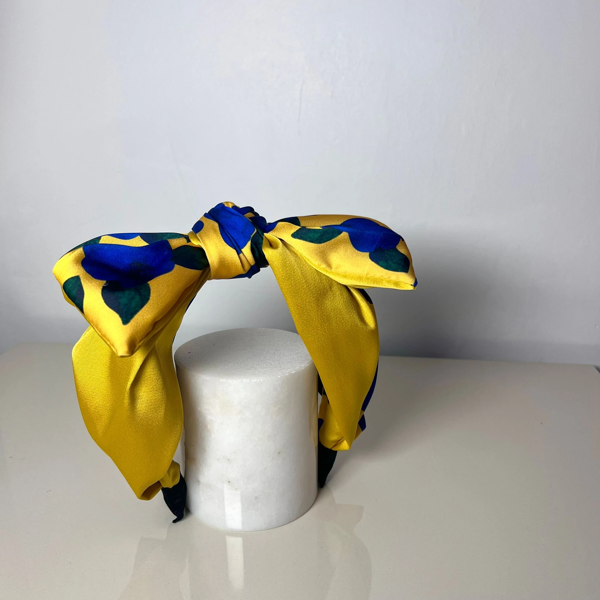 LOLA Bandana Headband  - Sarı - Lacivert