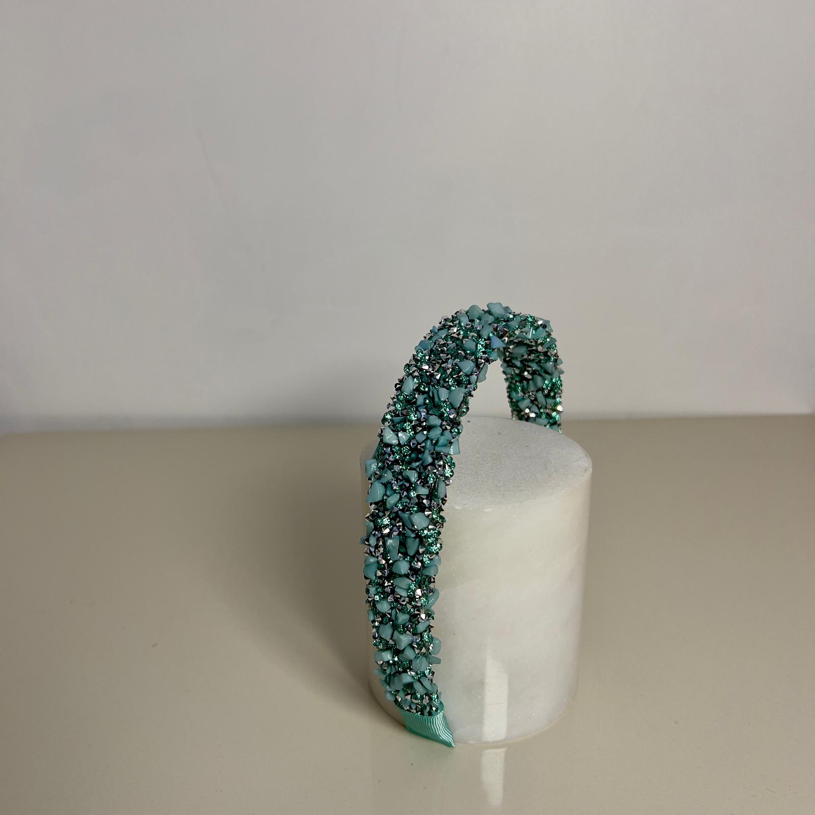 Çakıl Taş Taç  - Açık Mavi