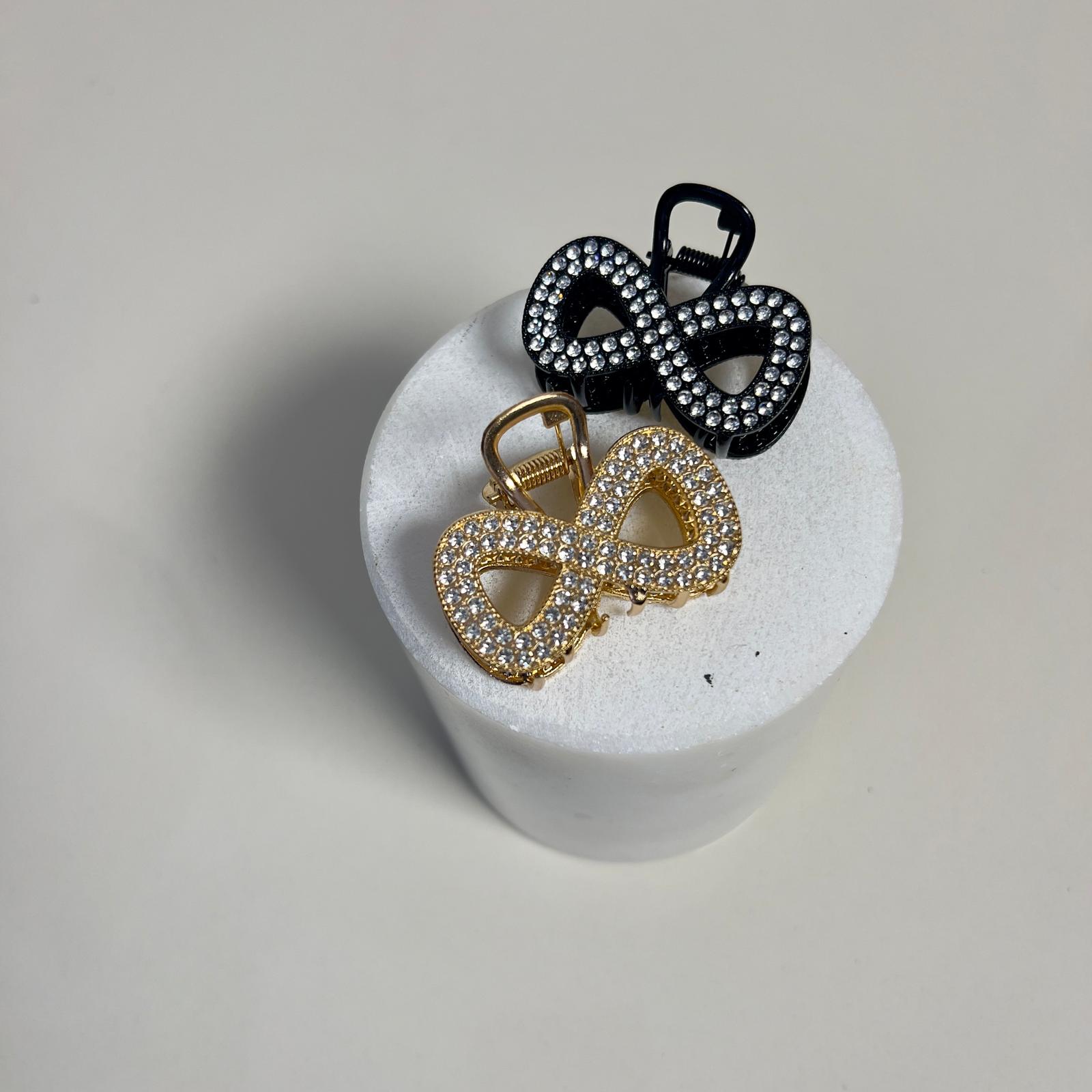 Infinity Shape Hair Clips Steel