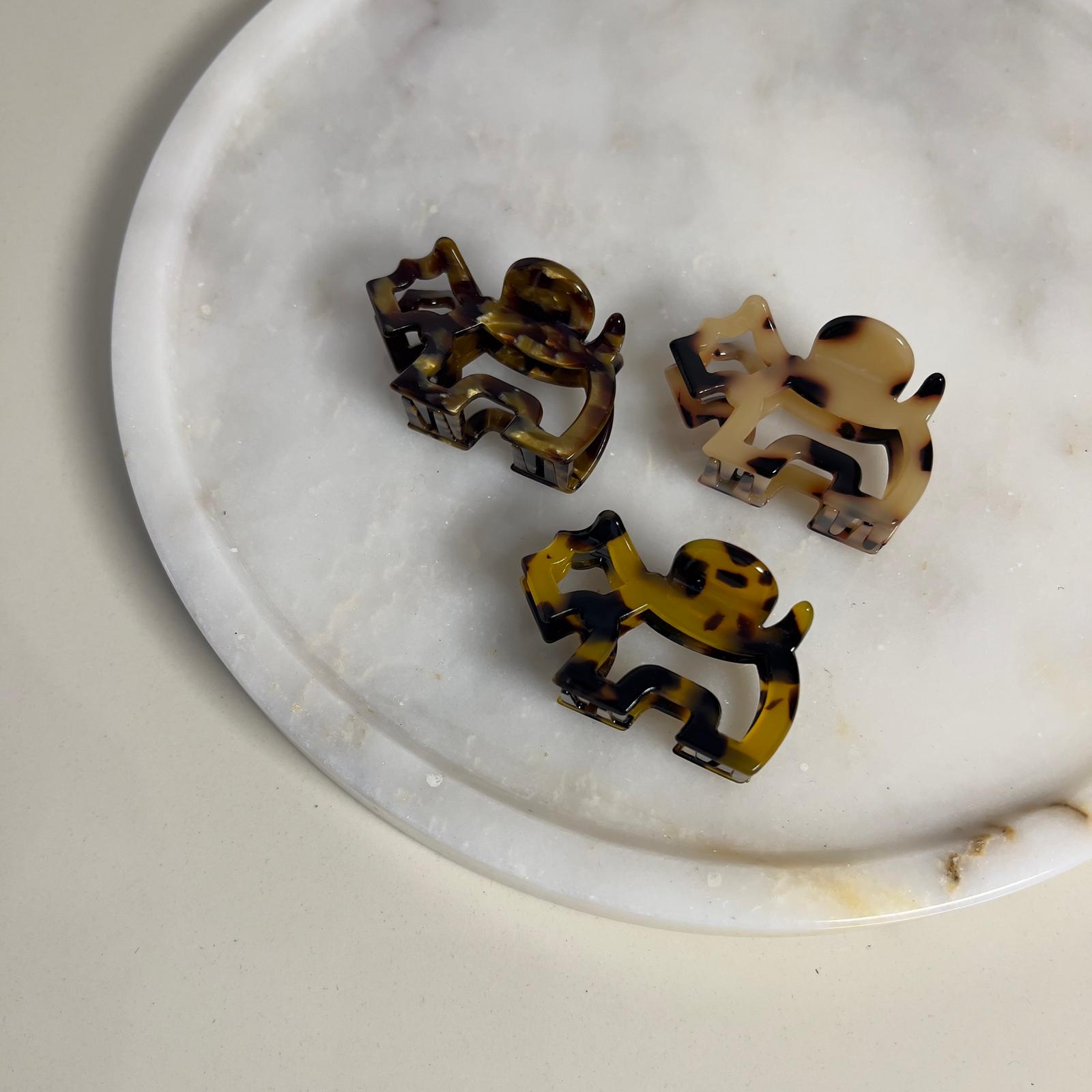 A Hair Clips  - Hardal Leopar