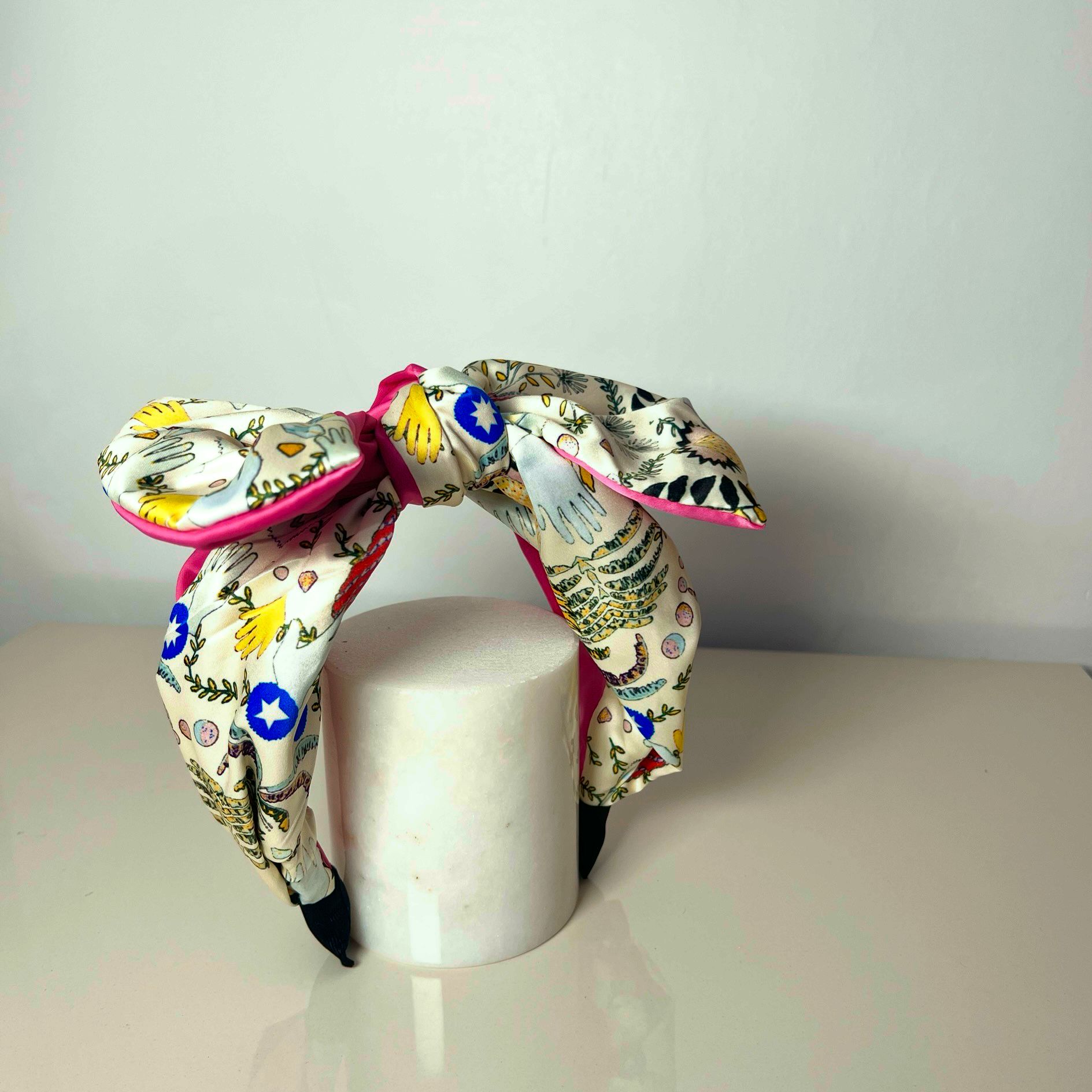 LOLA Bandana Headband  - Pembe Figür