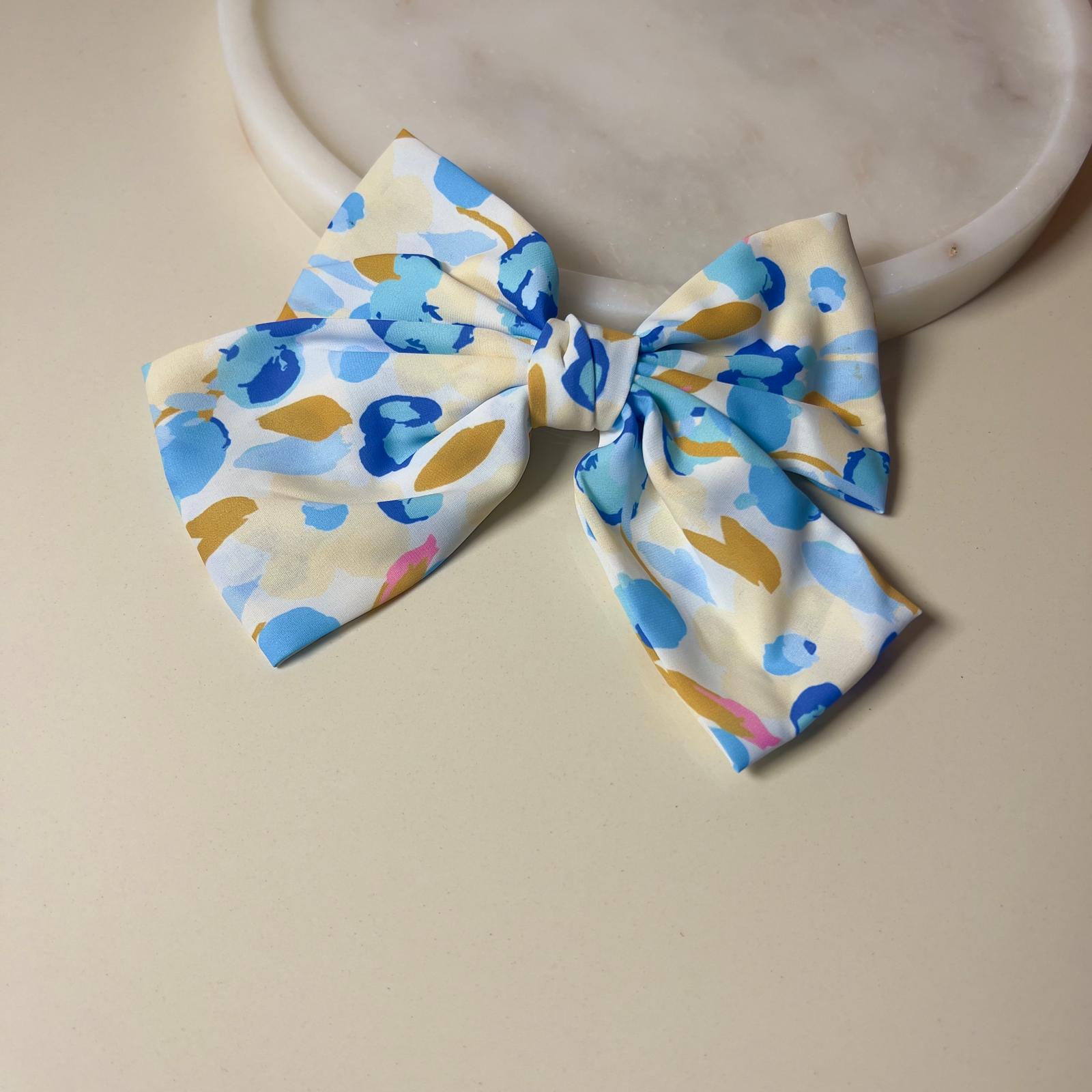 Paint Fiyonk Hair Clips - Mavi