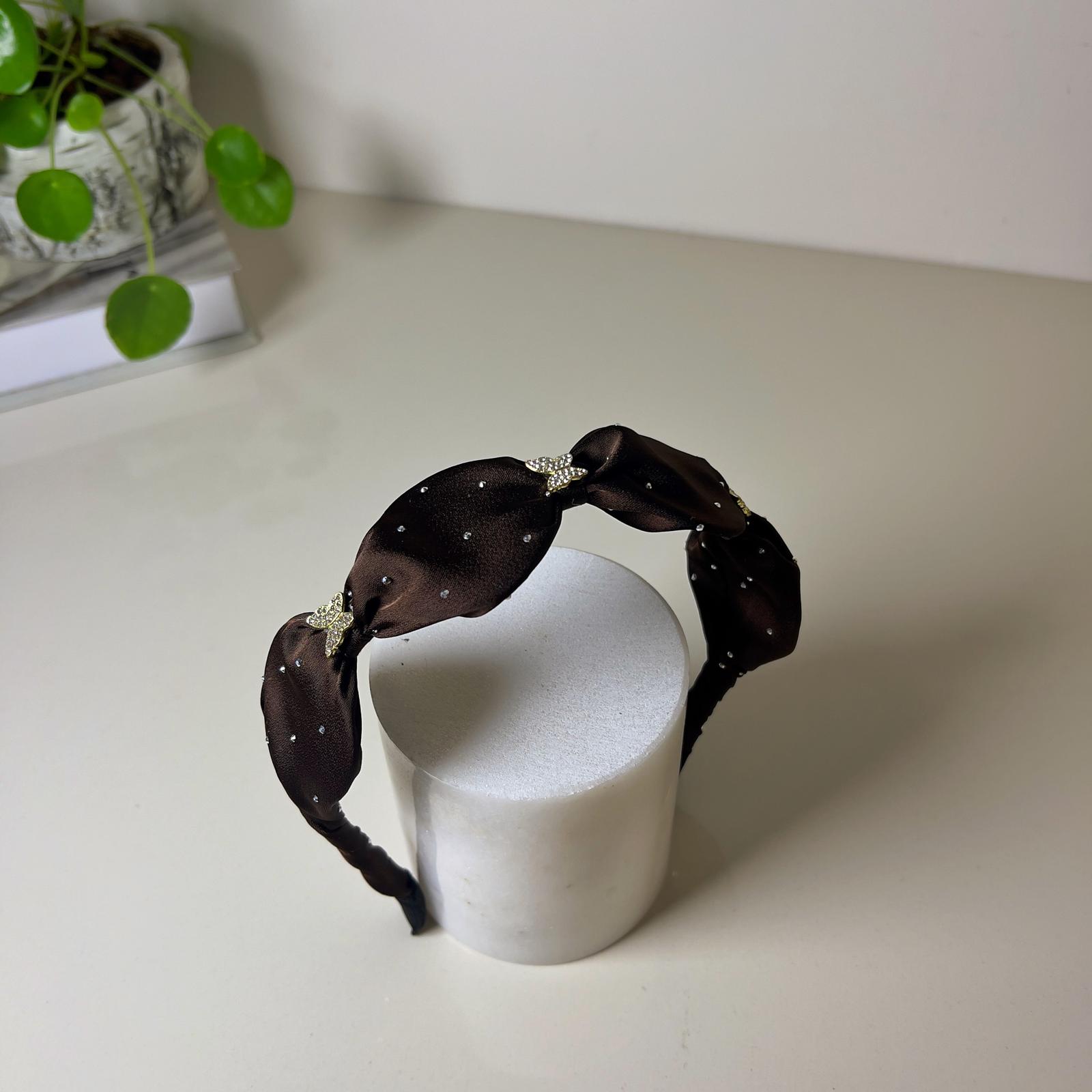 Sateen Butterfly Headband 