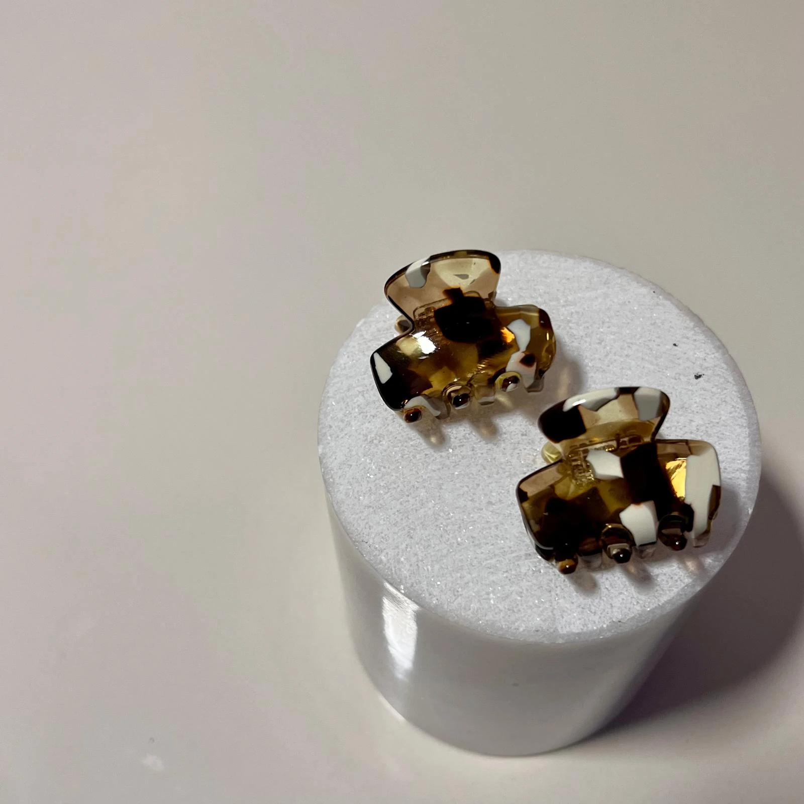 Kemik Hair Clips - Kahverengi