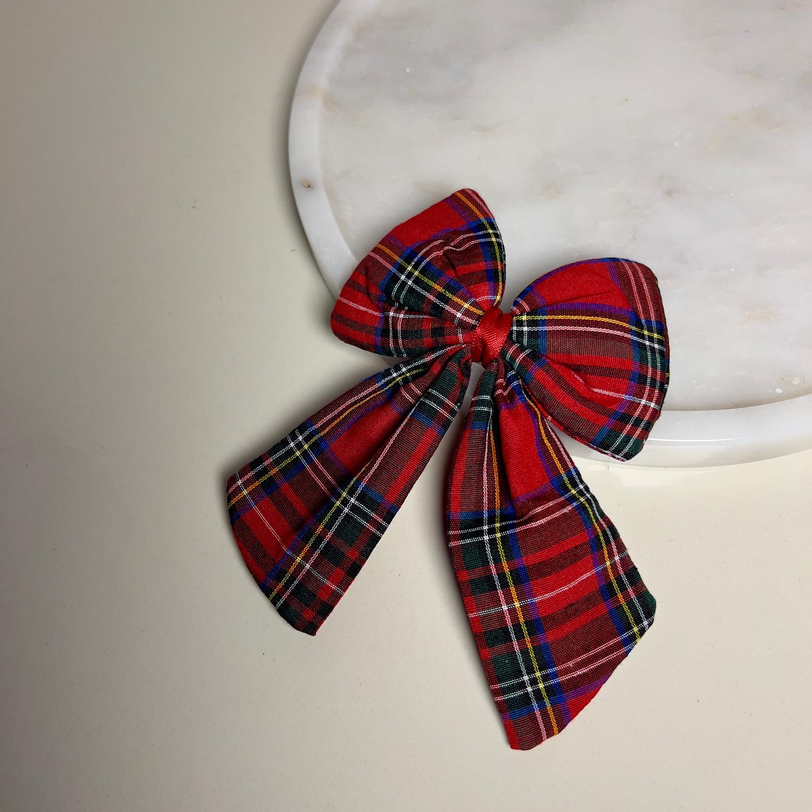 Mini Eko Hair Clips  - Kırmızı Yeşil