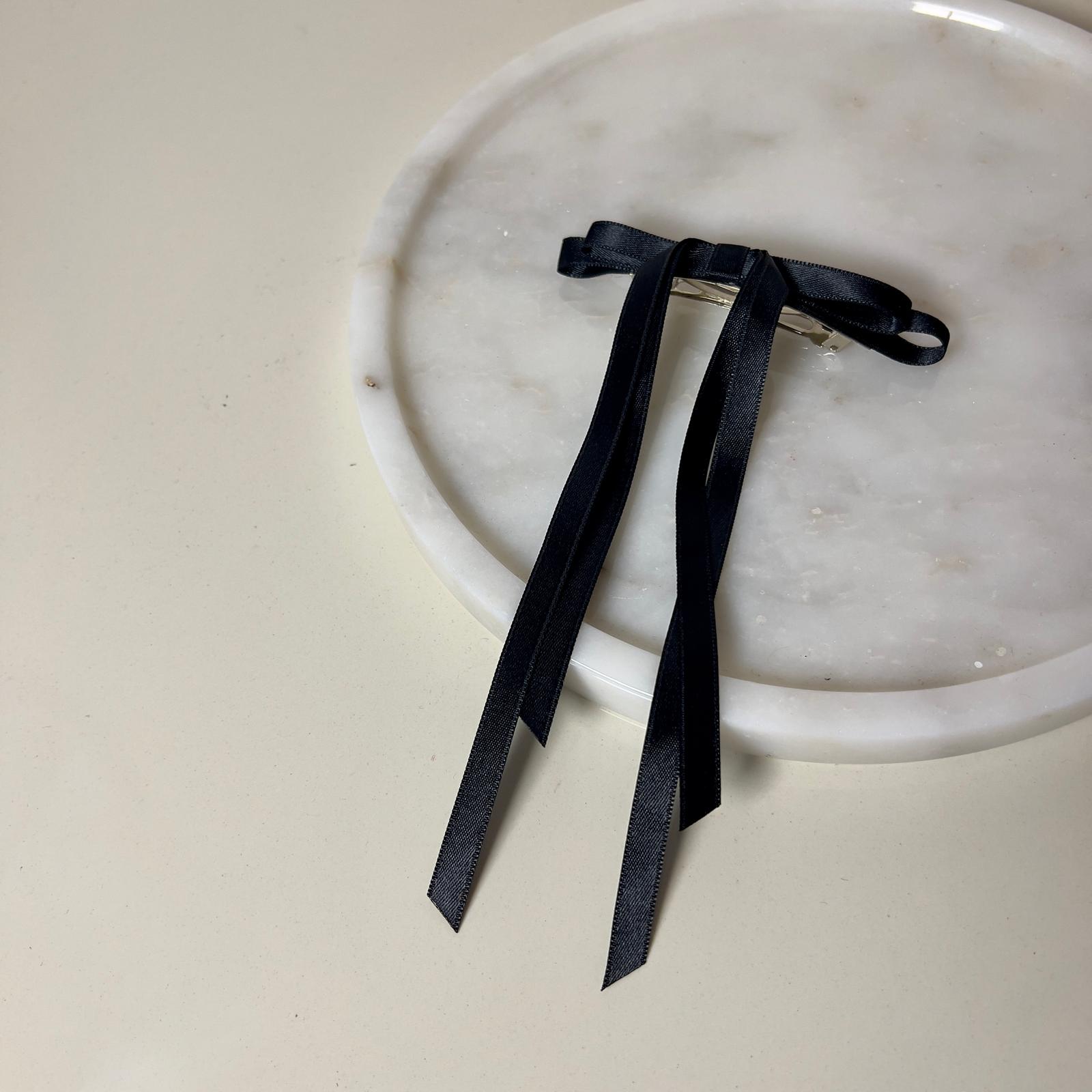 Extra Slim Fiyonk Hair Clip  - Siyah