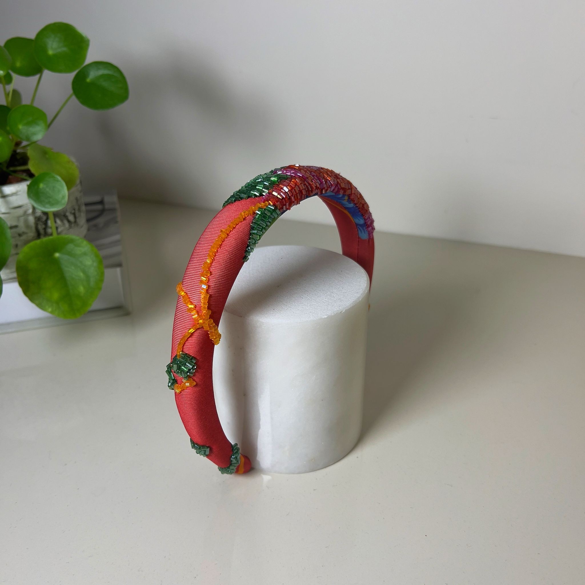 Orange Flowa Headband