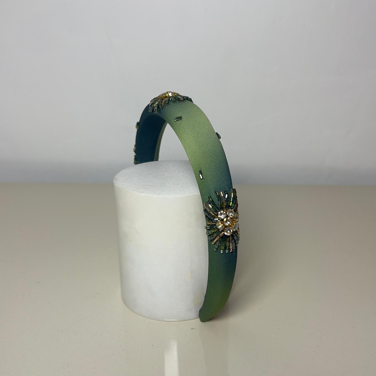 Yıldız Slim Size Headband  - Açık Yeşil