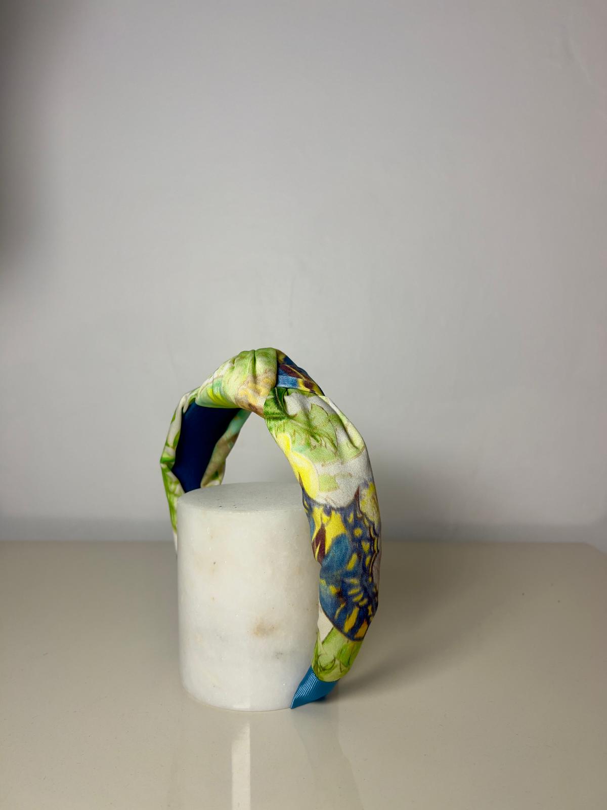 Des2 Headband - Mavi- Yeşil