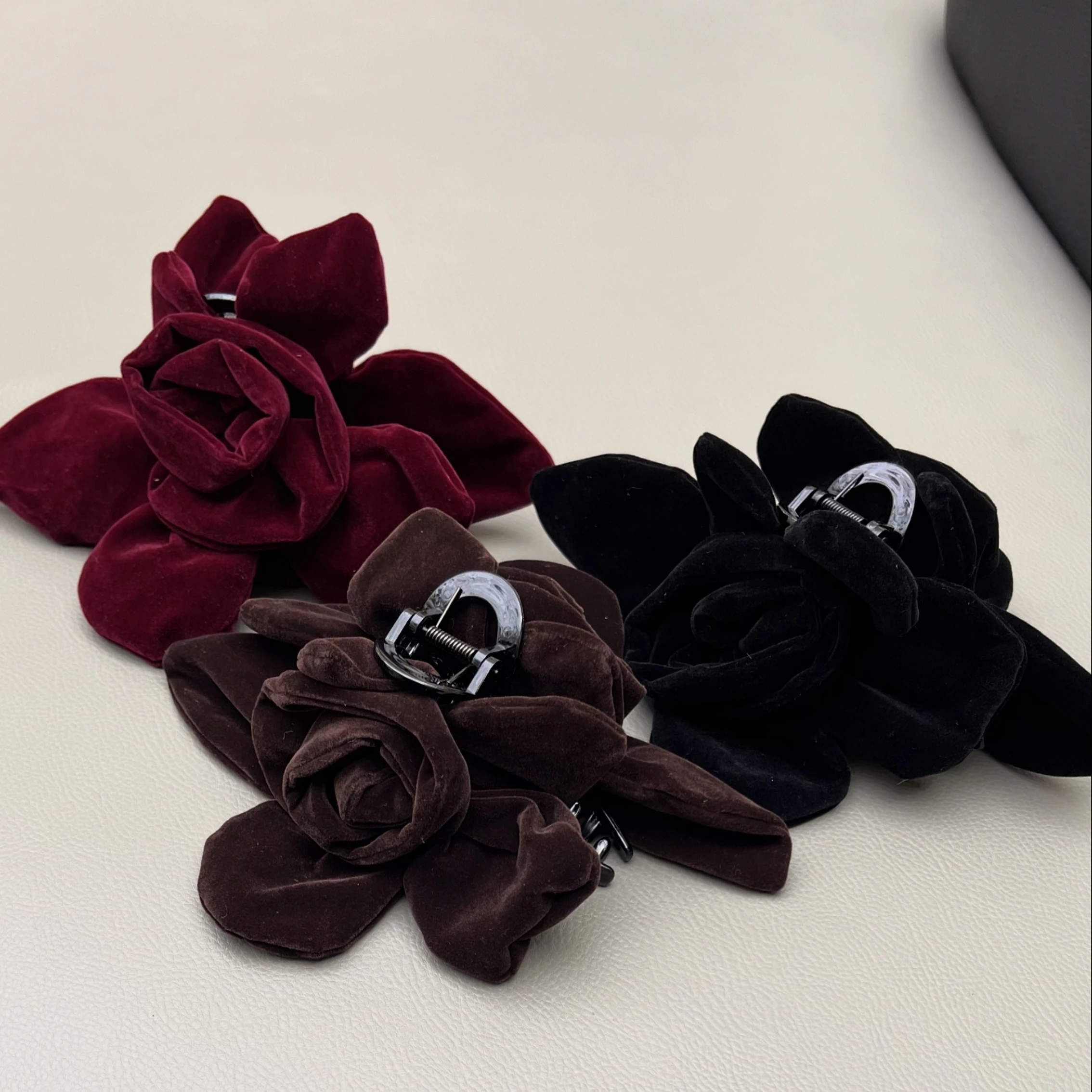 Rose Hair Clips