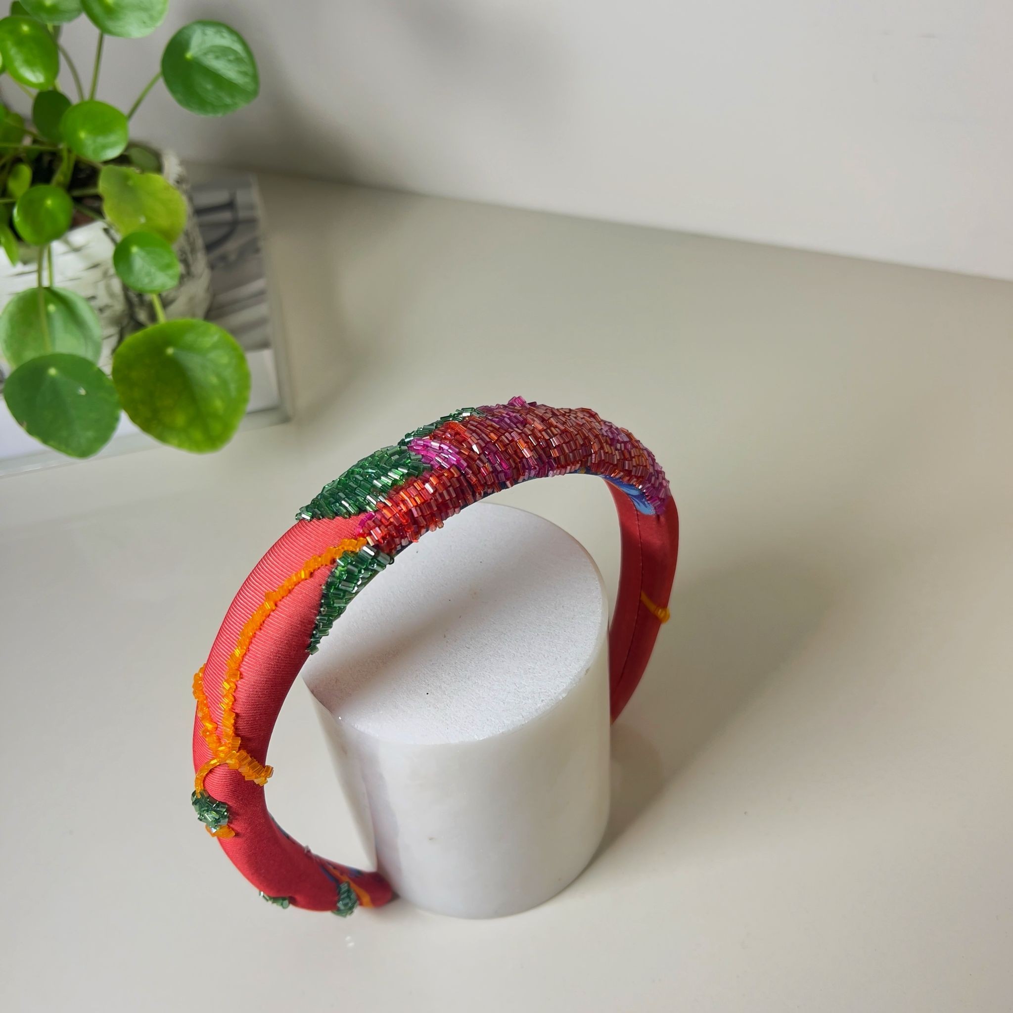 Orange Flowa Headband