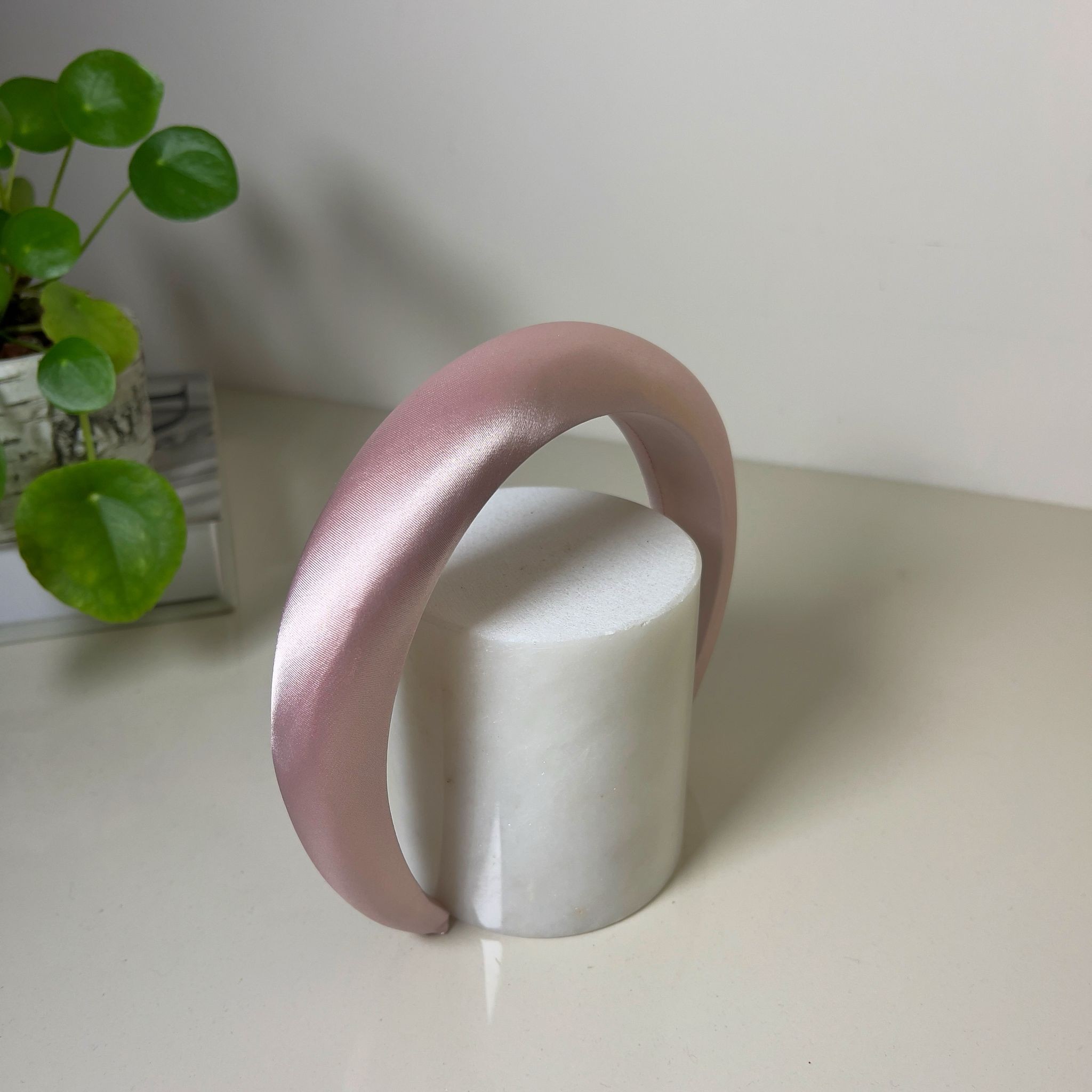 Sateen Volume Headband - Pembe