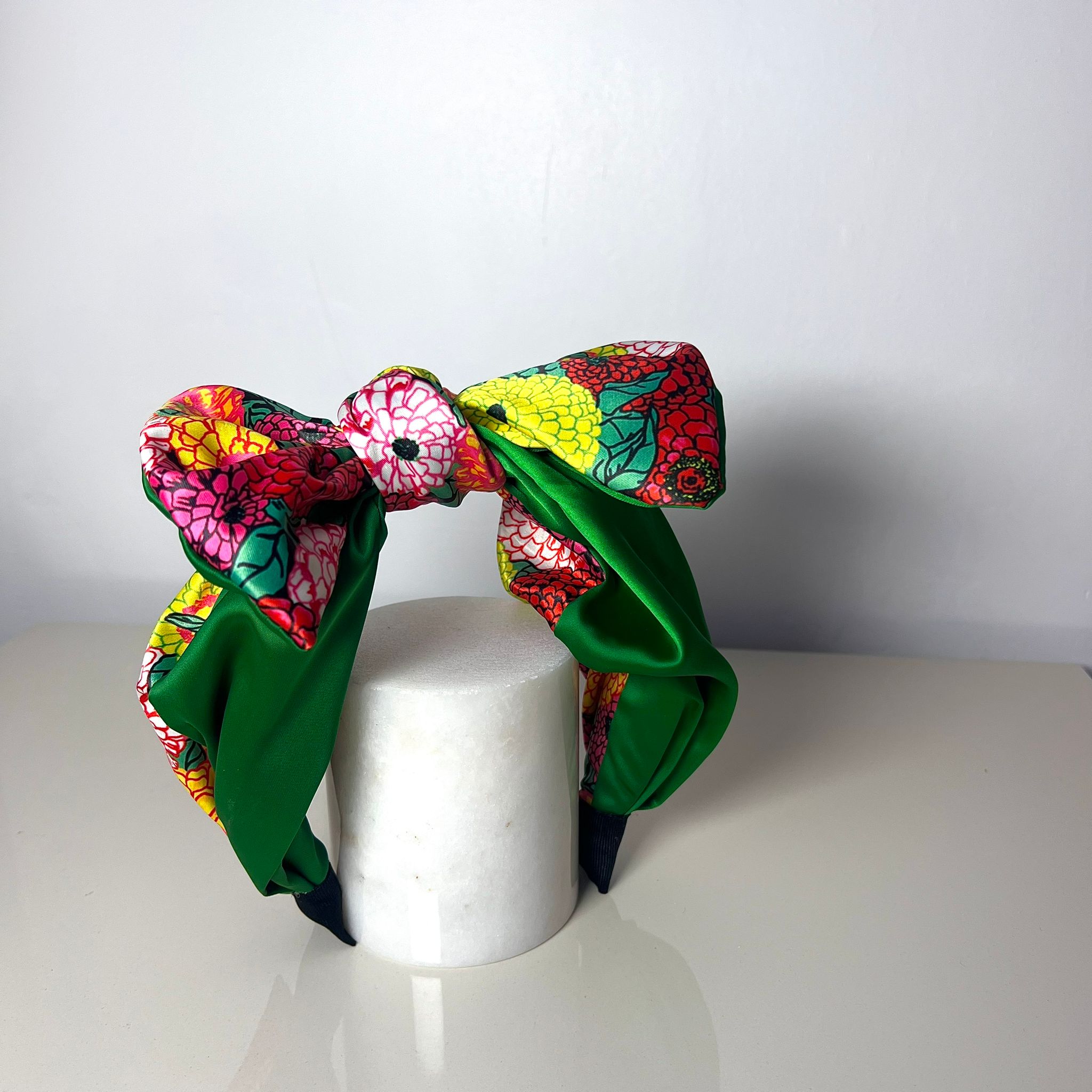 LOLA Bandana Headband  - Yeşil Çok Renkli