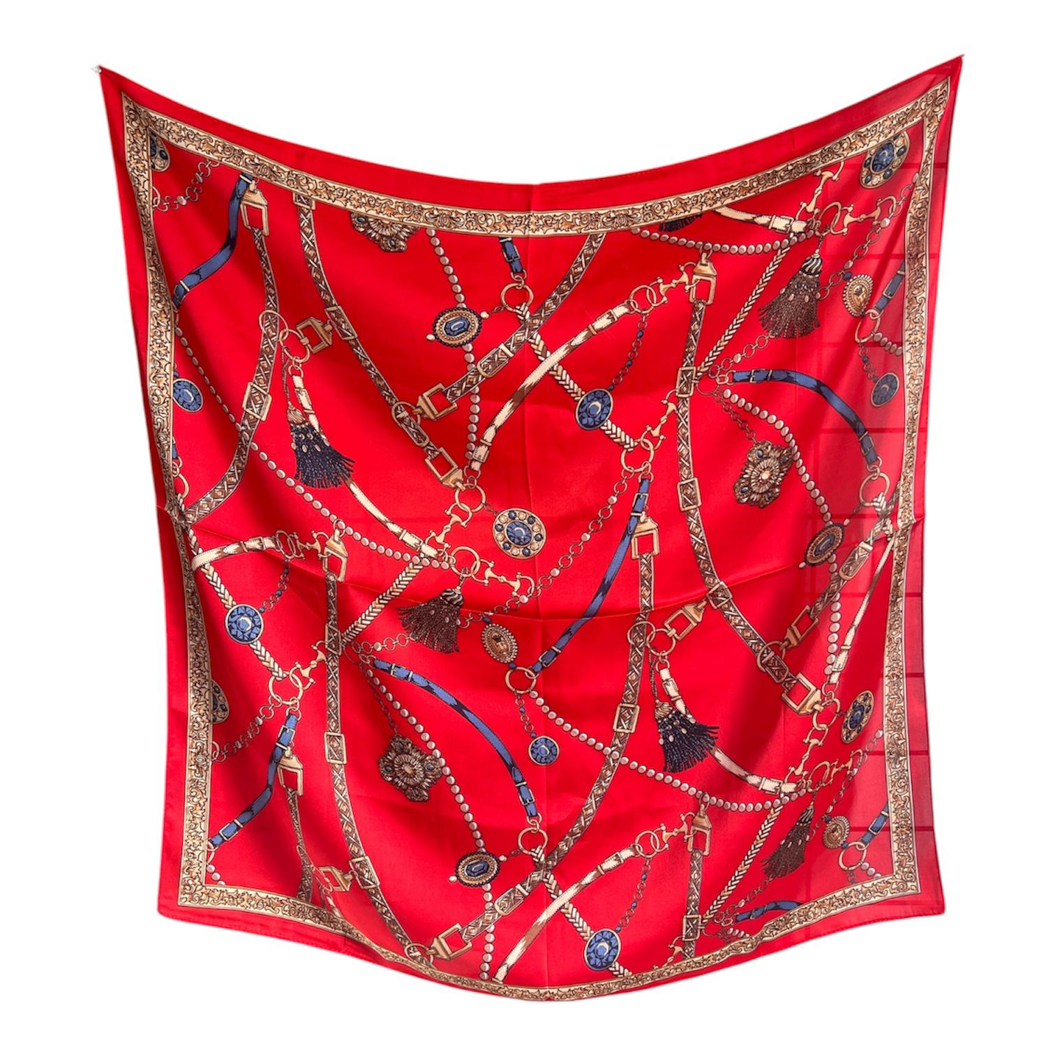 Desenli Eşarp - Şal - Fular