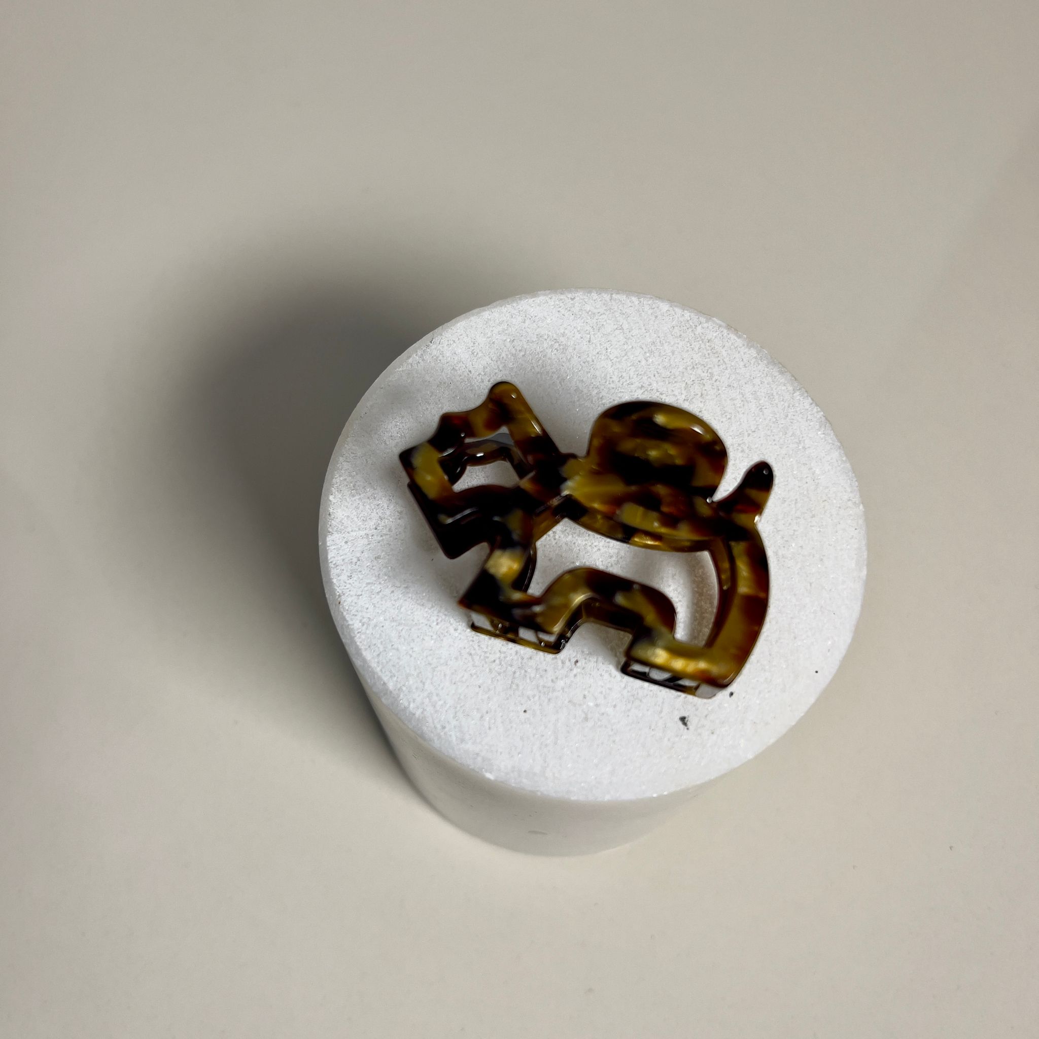 A Hair Clips  - Kahve Leopar