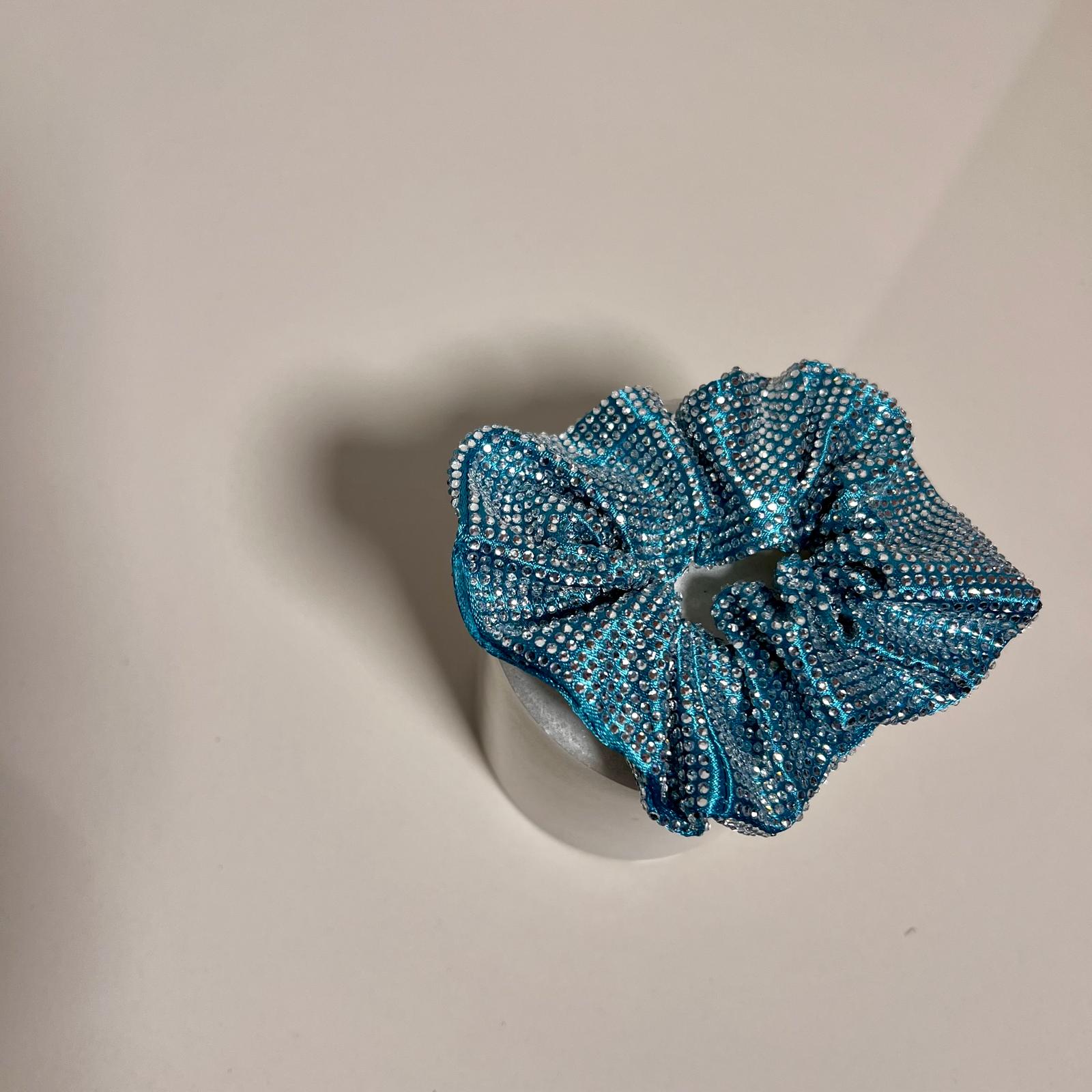 Swarovski Scrunchies - Mavi