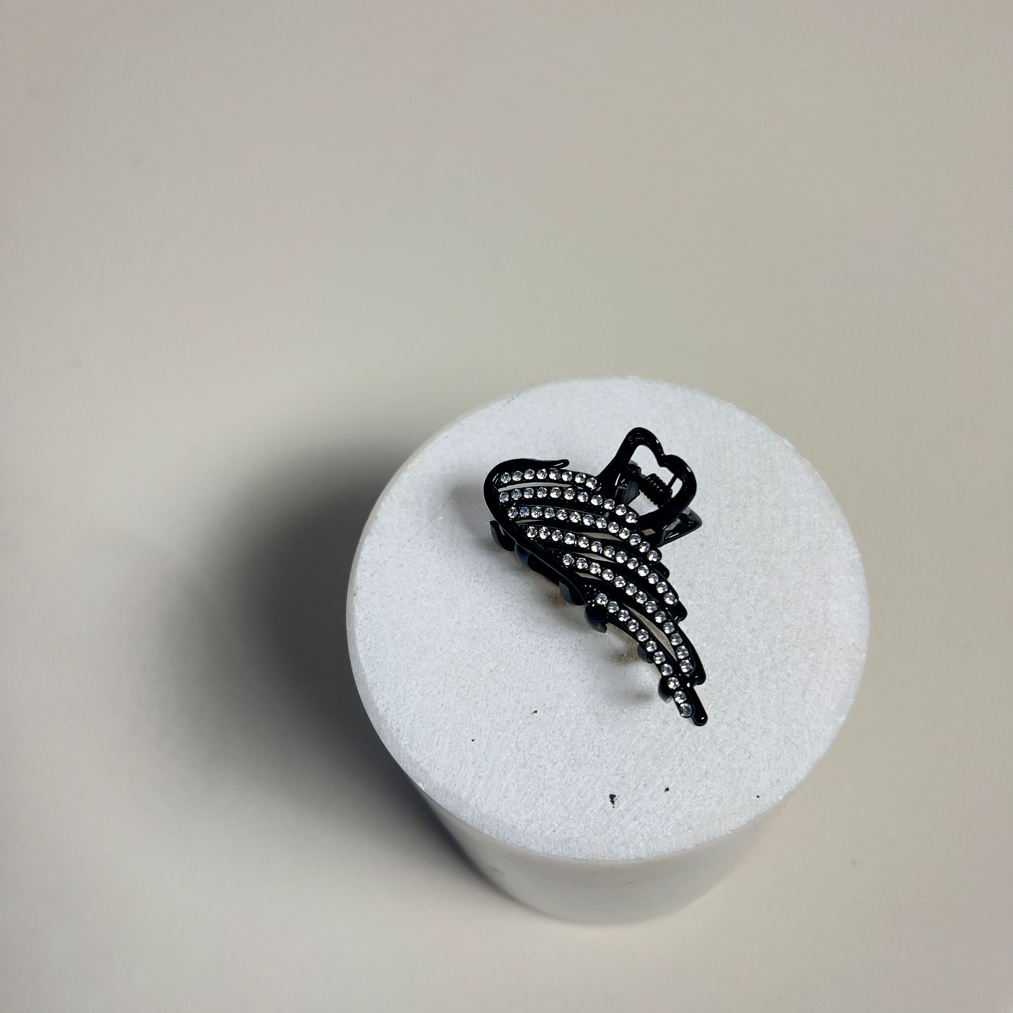 Angel Wings Hair Clips  - Siyah