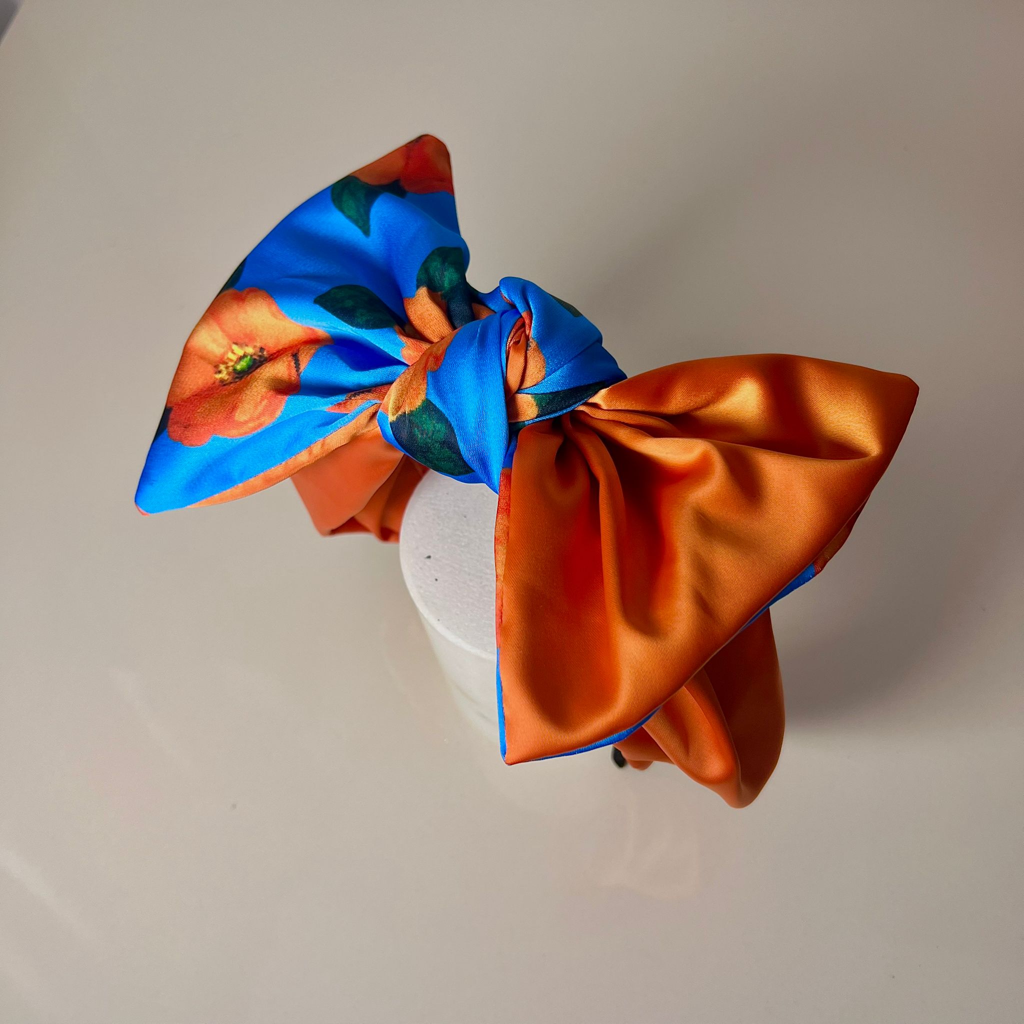 LOLA Bandana Headband  - Turuncu - Mavi