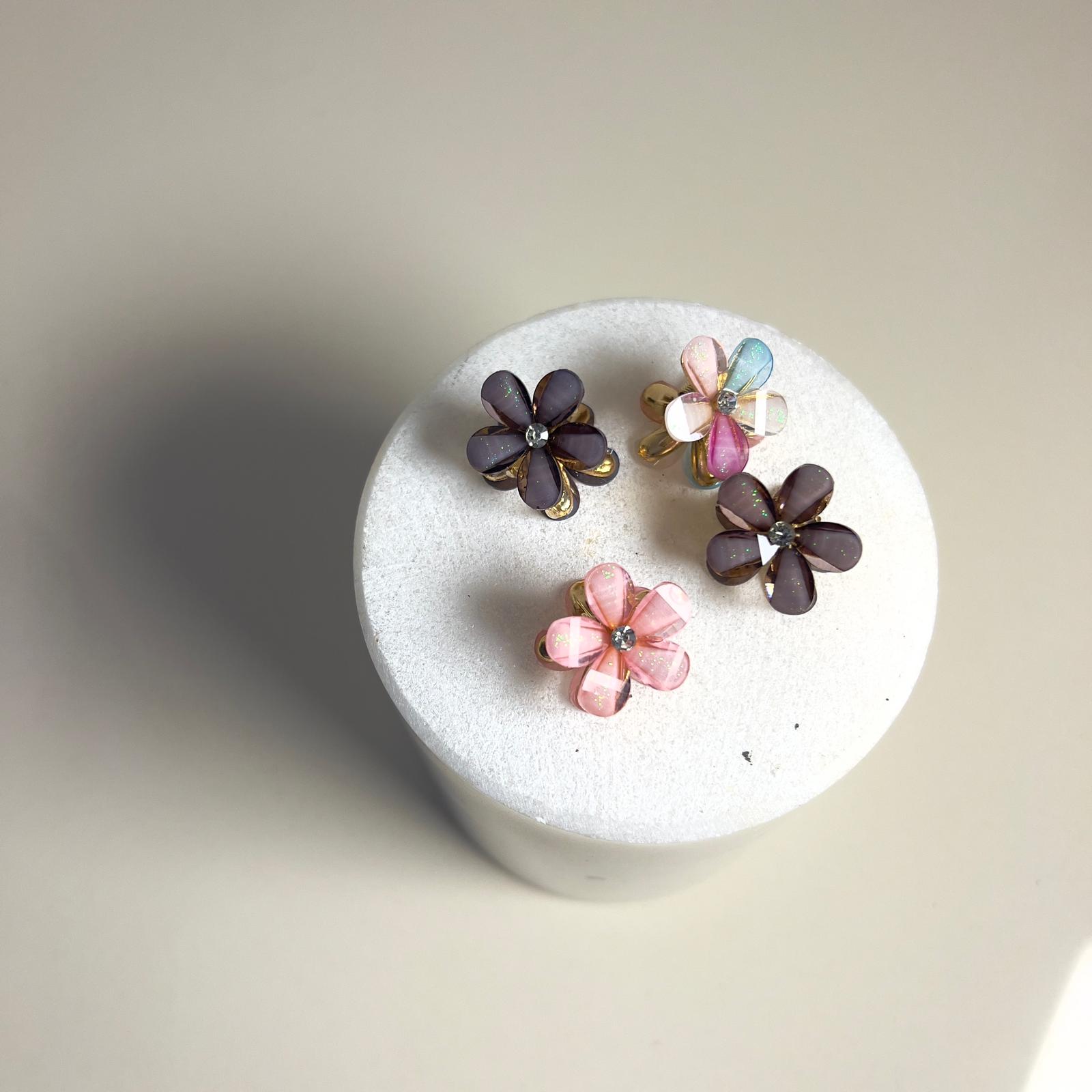 Single Flow Hair Clips  - Füme