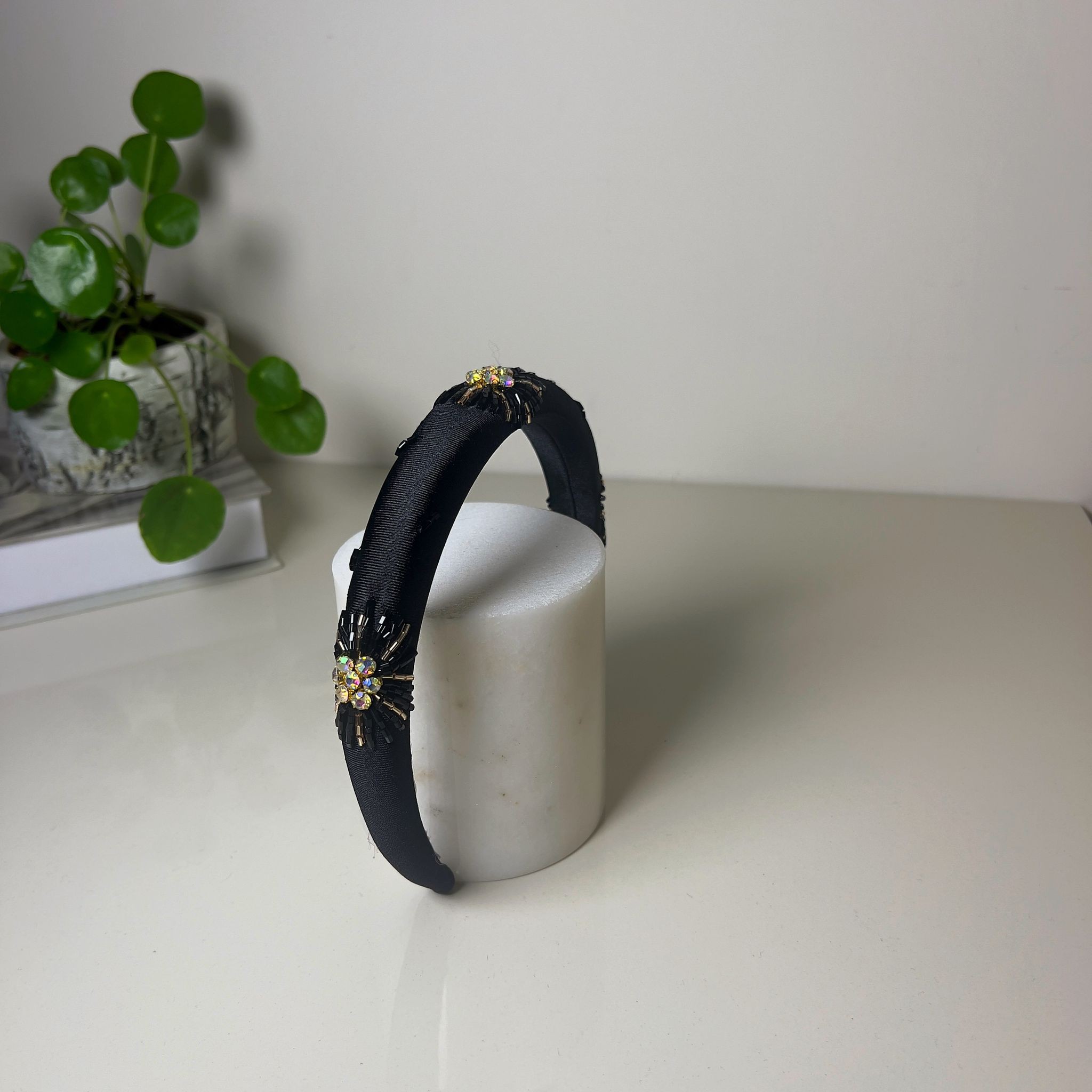 Yıldız Slim Size Headband  - Siyah
