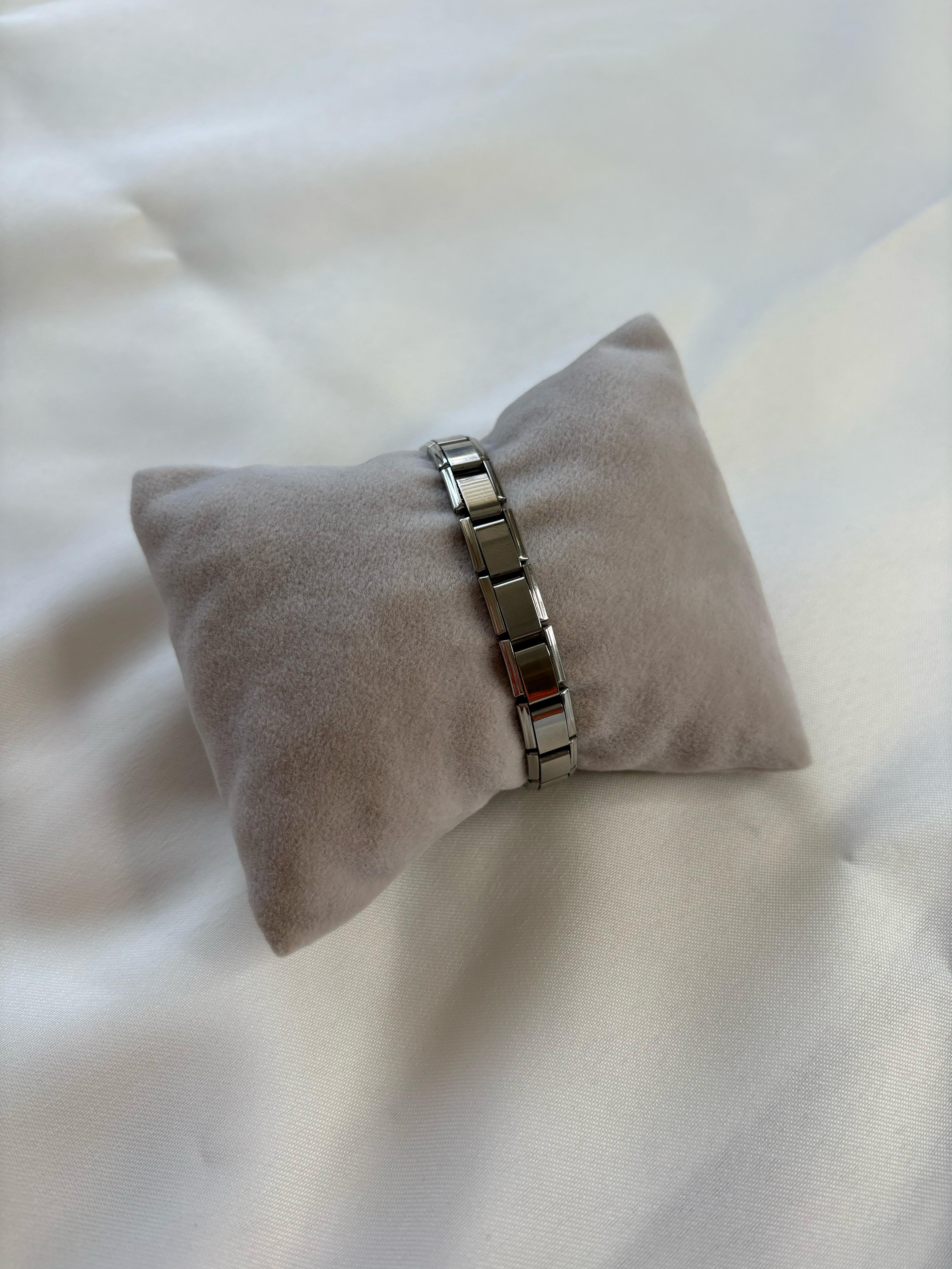 Charm Uyumlu İtalyan Çelik Bileklik