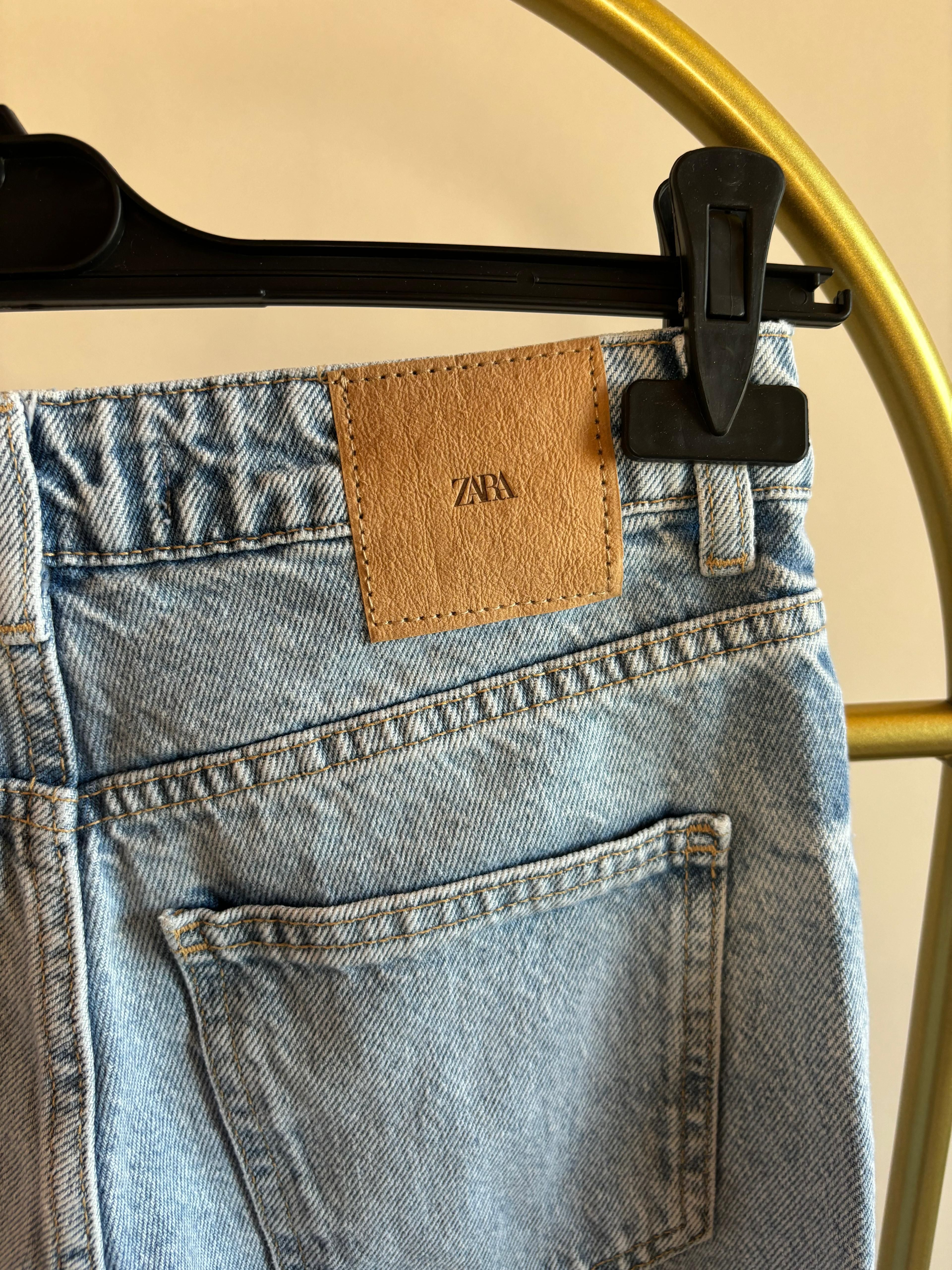 Zara Yüksek Bel Düz Paça Kadın Jean Pantolon – Günlük ve Şık Stil