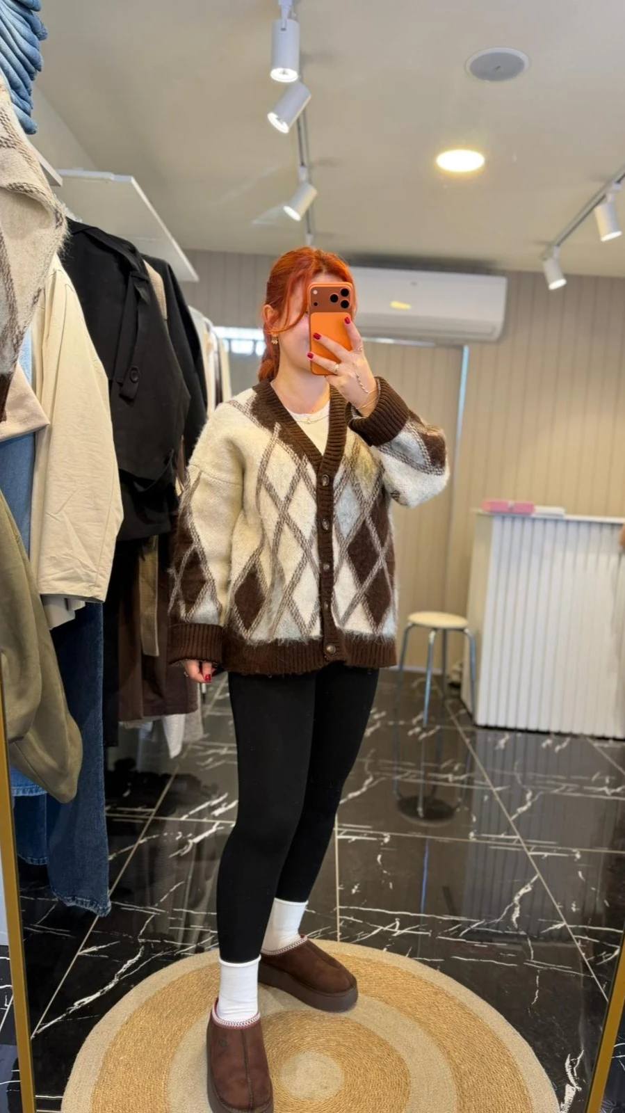 Kalın Dokulu Sıcacık Oversize Hırka – Kışlık Rahat Kadın Hırka - Standart