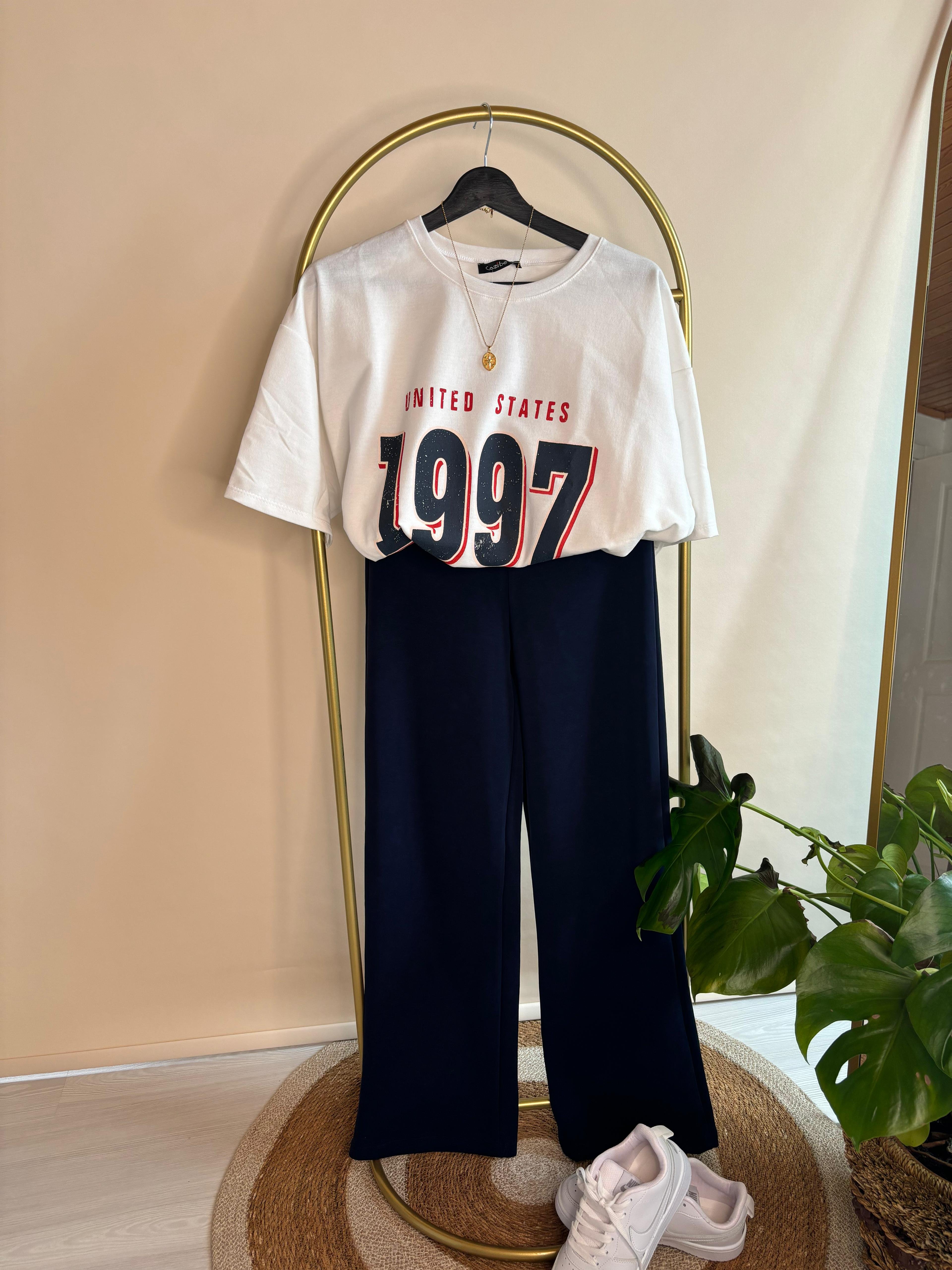 Oysho Yüksek Bel Bol Paça Kadın Pantolon – Rahat ve Şık Günlük Stil