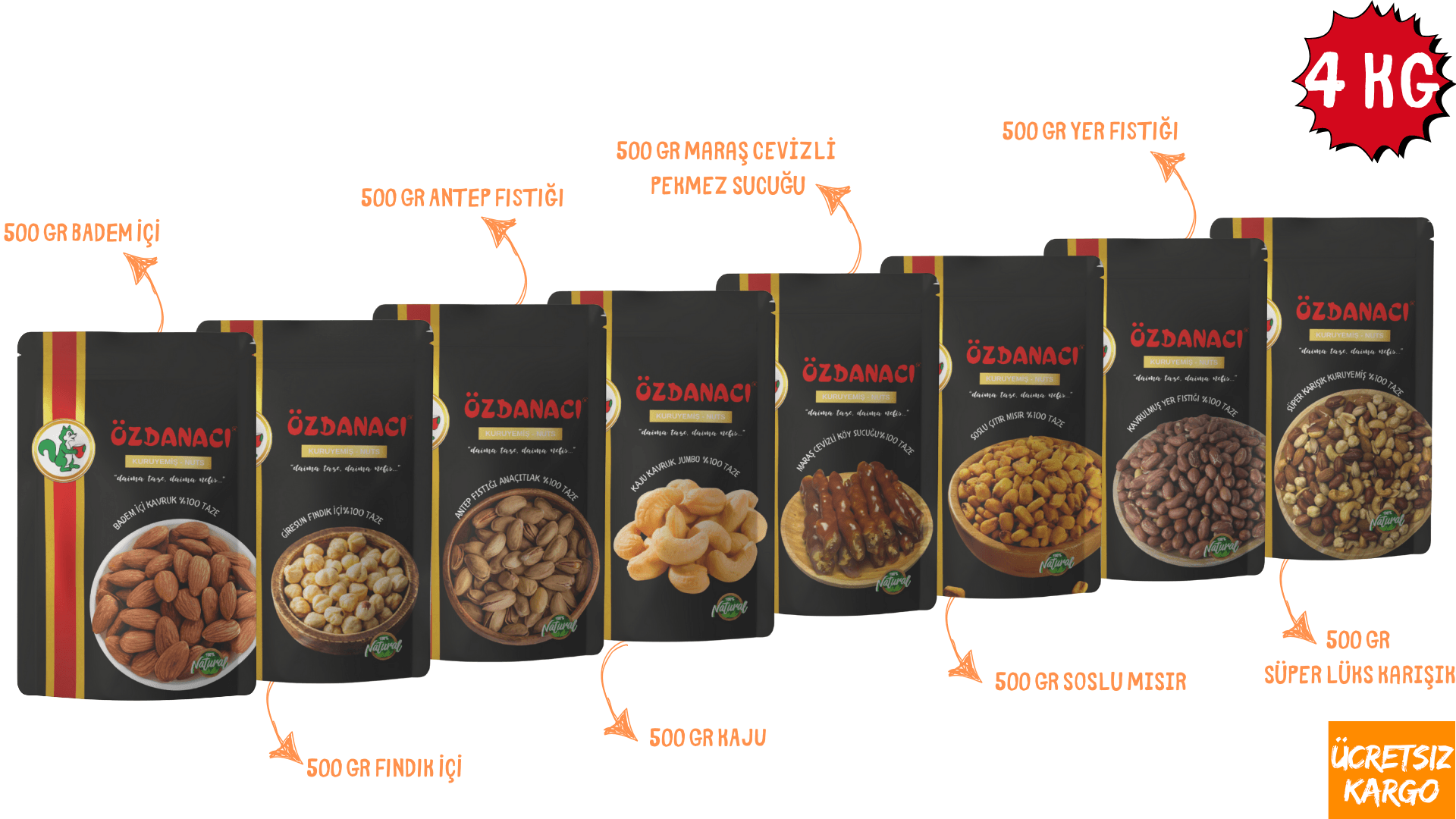 Kampanya Kuruyemiş Paketi 4KG