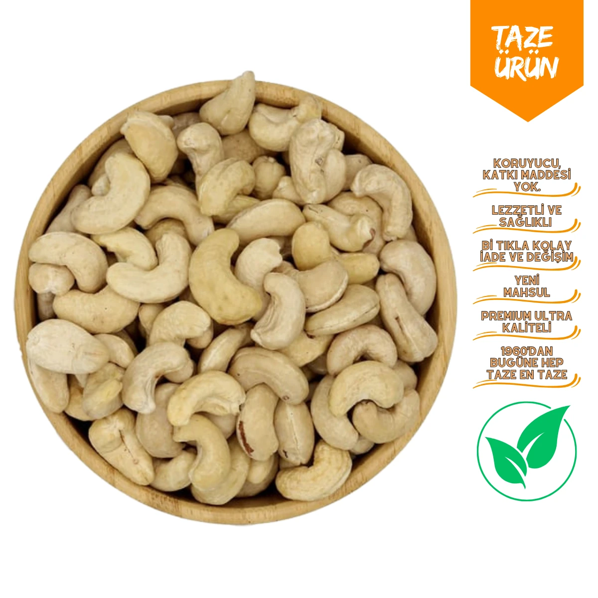 Çiğ Kaju Fıstığı - Jumbo