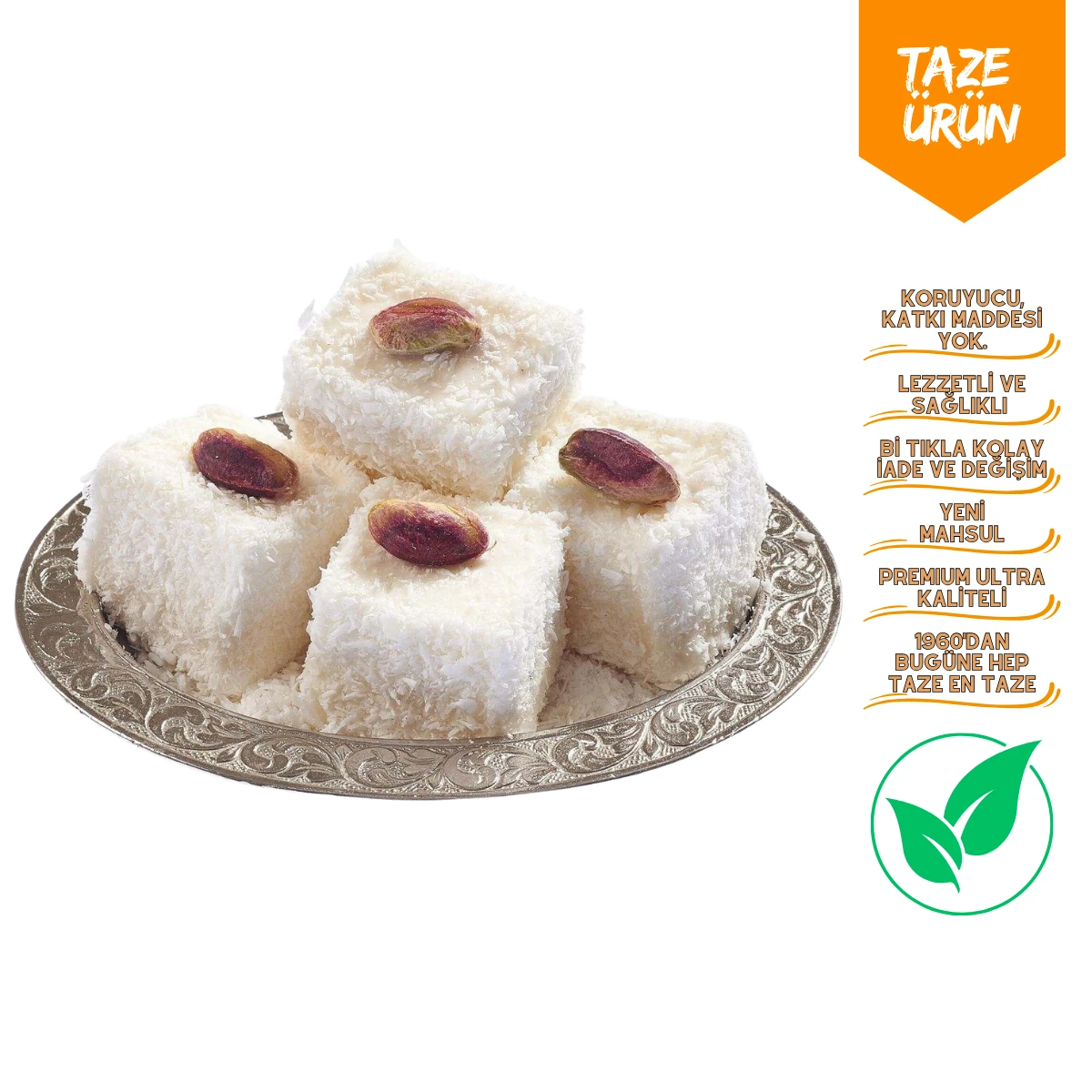 Basma Antep Fıstıklı Lokum