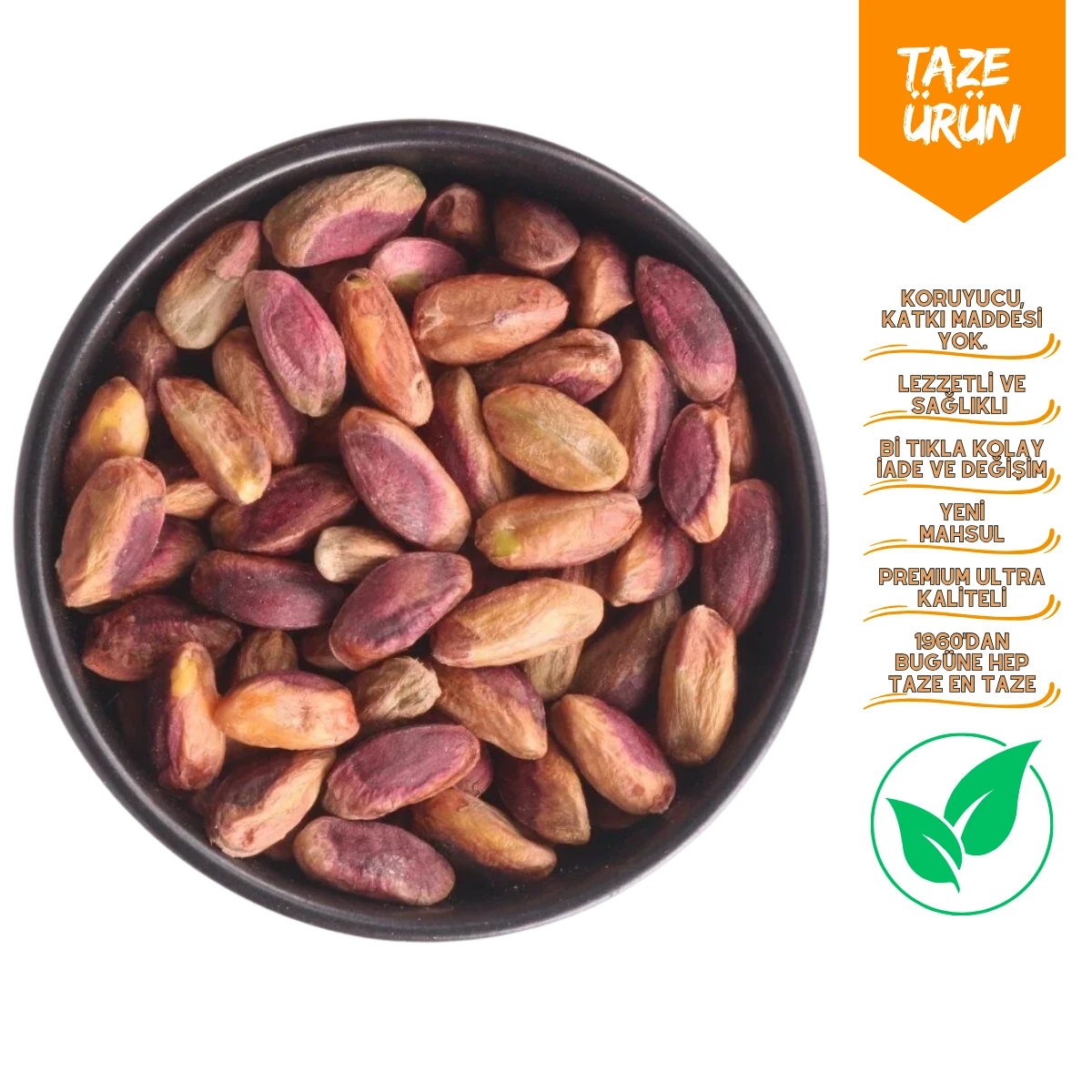 Antep Fıstığı İçi Kabuksuz Kavruk - 100gr