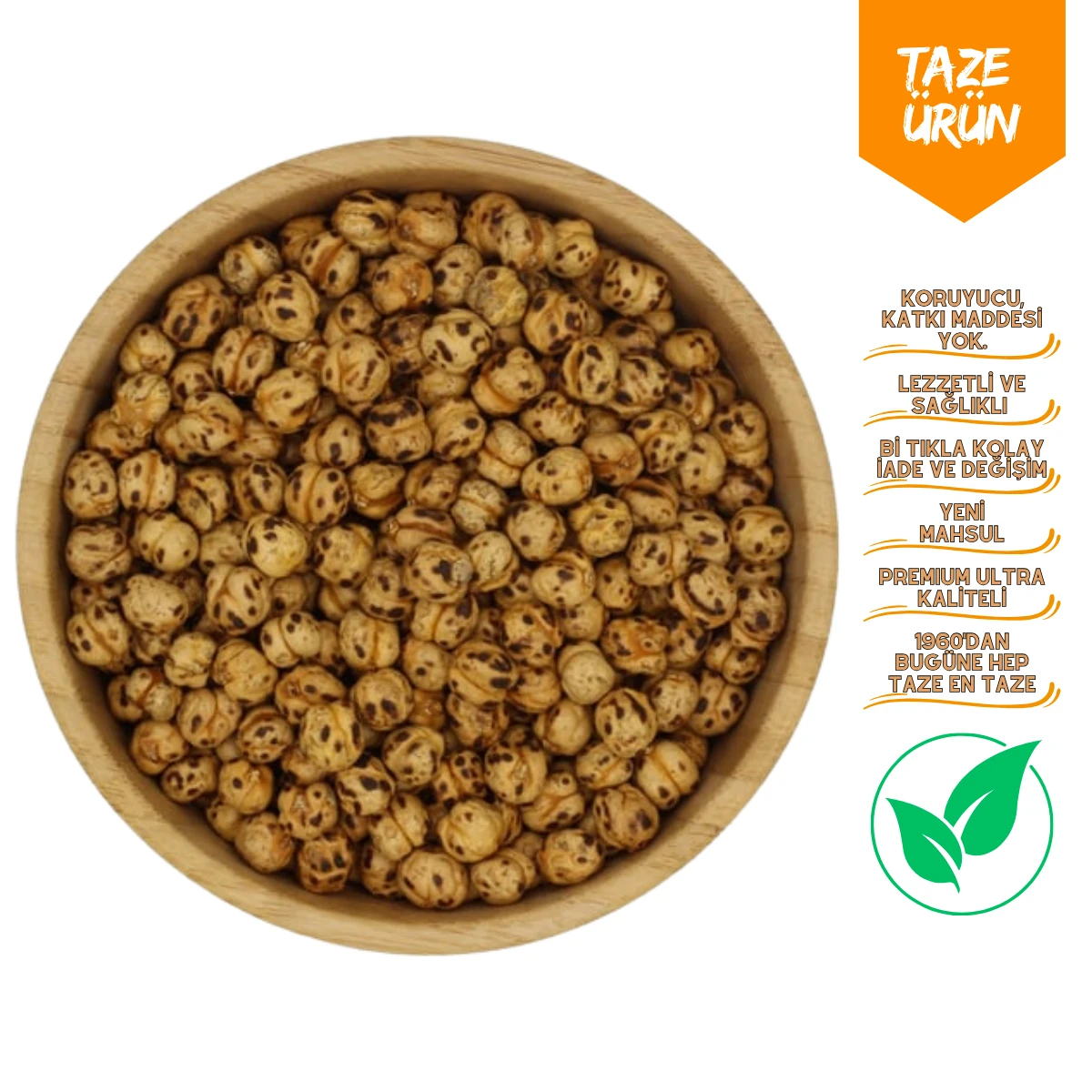 Çifte Kavruk Sarı Leblebi - Yerli