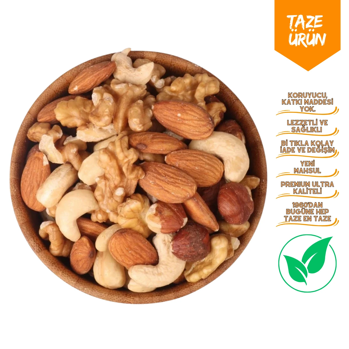 Naturel Çiğ Karışık Kuruyemiş