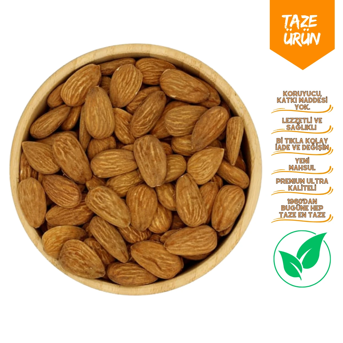 Badem İçi Yerli Çiğ - Yeni Mahsul