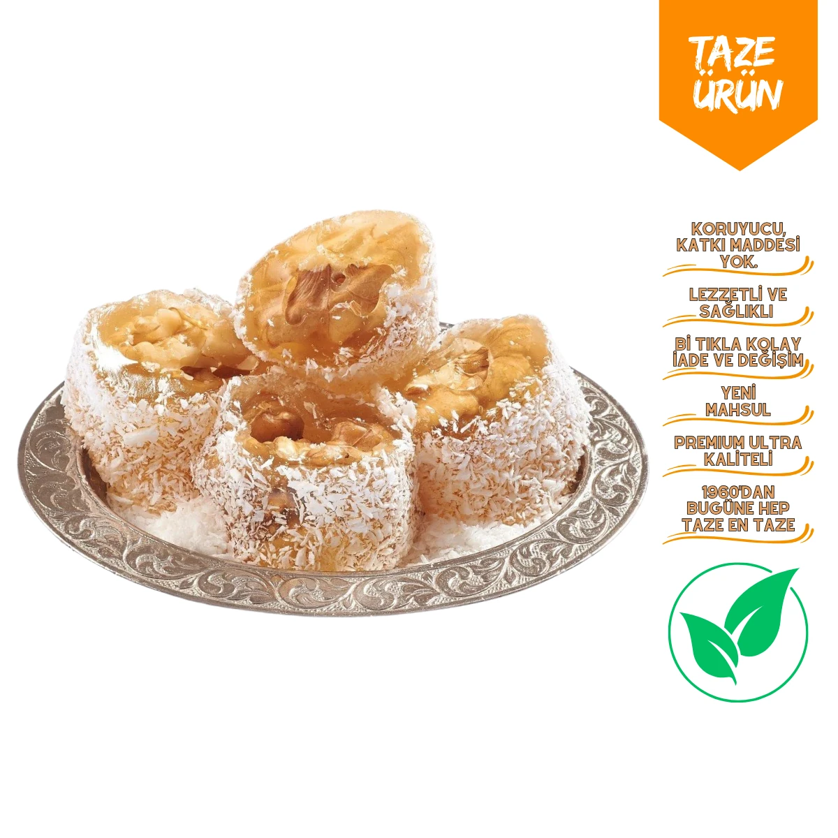 Cevizli Klasik Şeker Sucuğu 