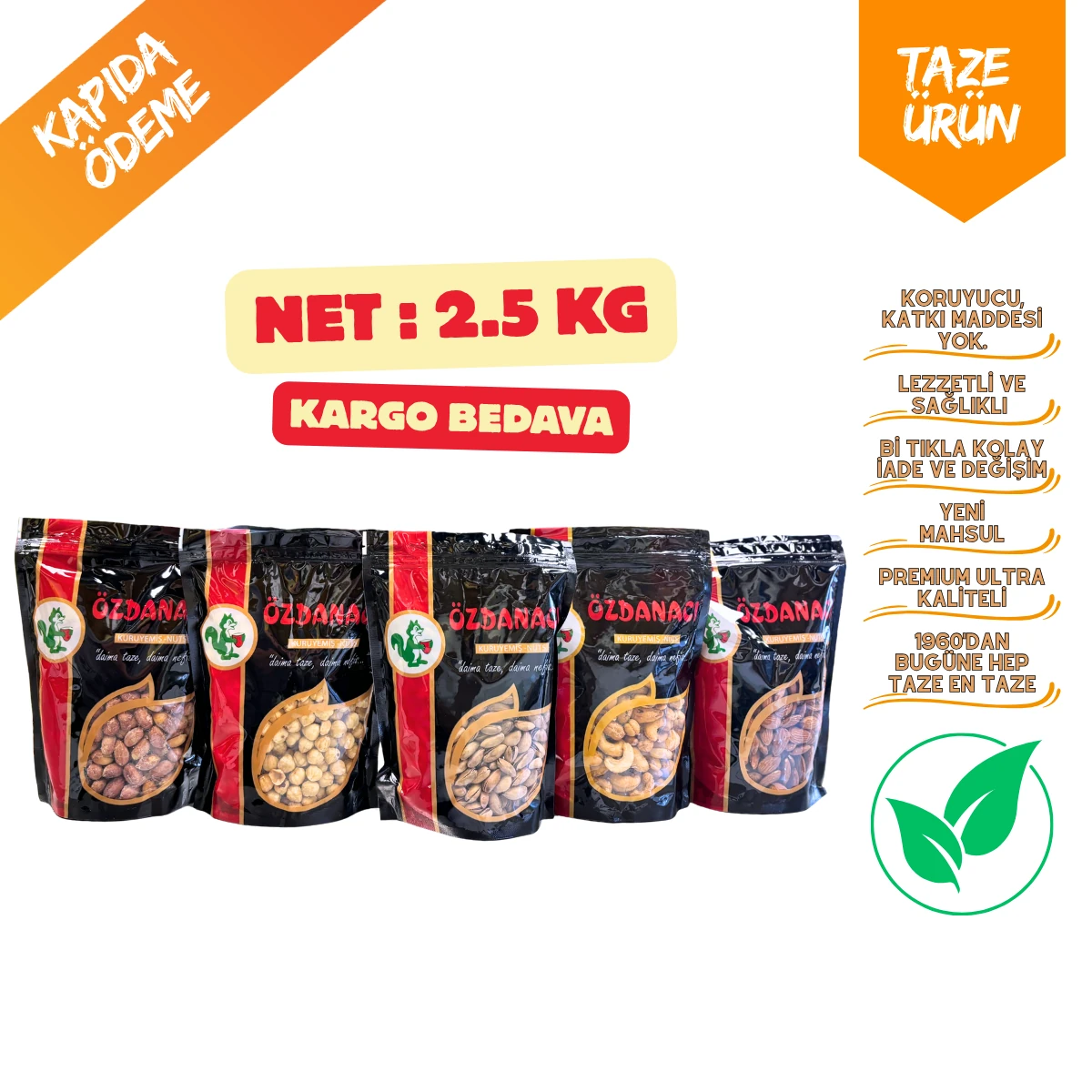 Galaksi Kuruyemiş Paketi - 2.5KG